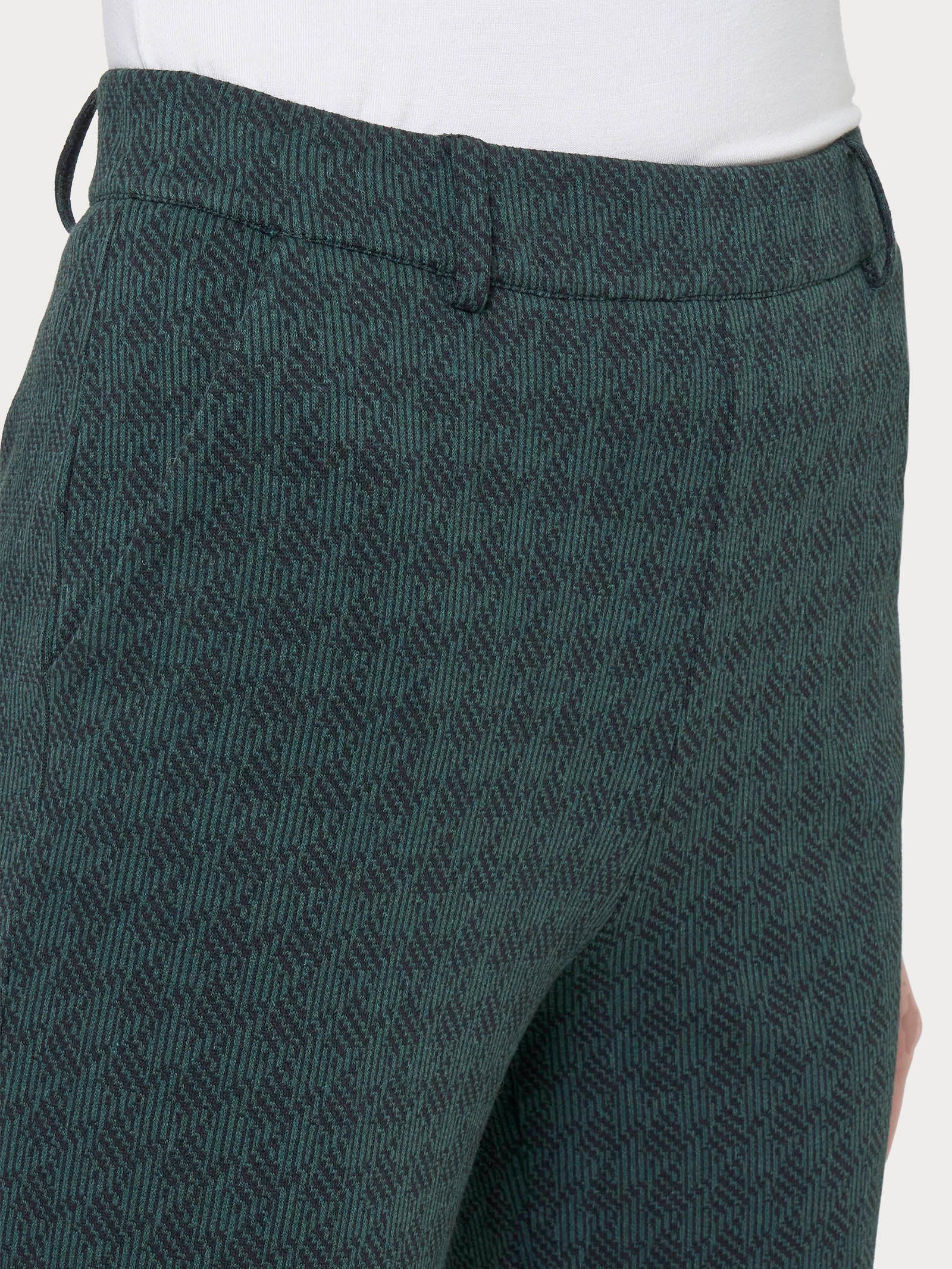 Ragno The Straight Leg pantalone pied de poule Fant. Rain Forest