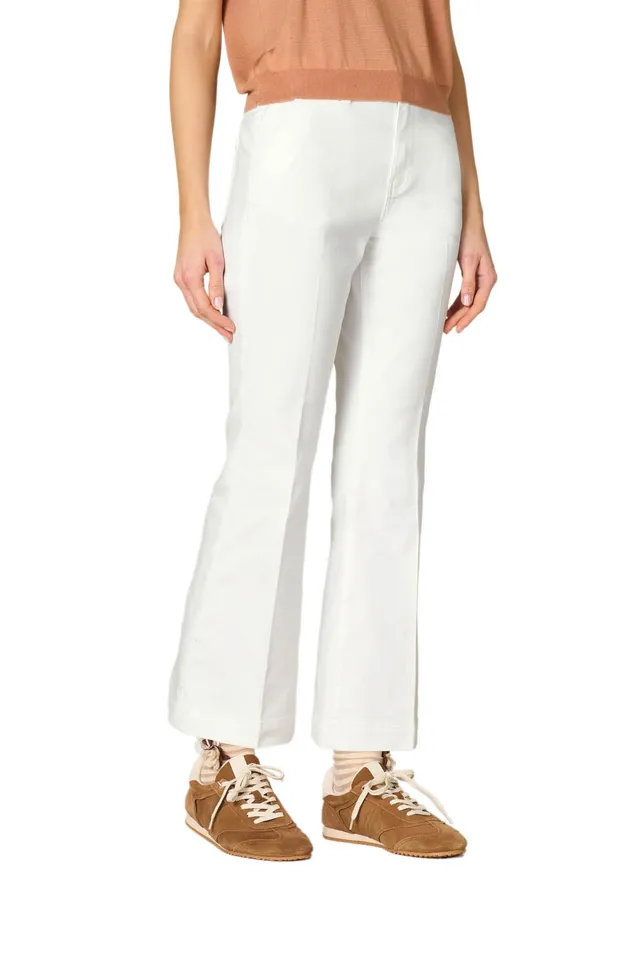 Goldenpoint Donna Jeans Cropped Svasato Tasche Frontali