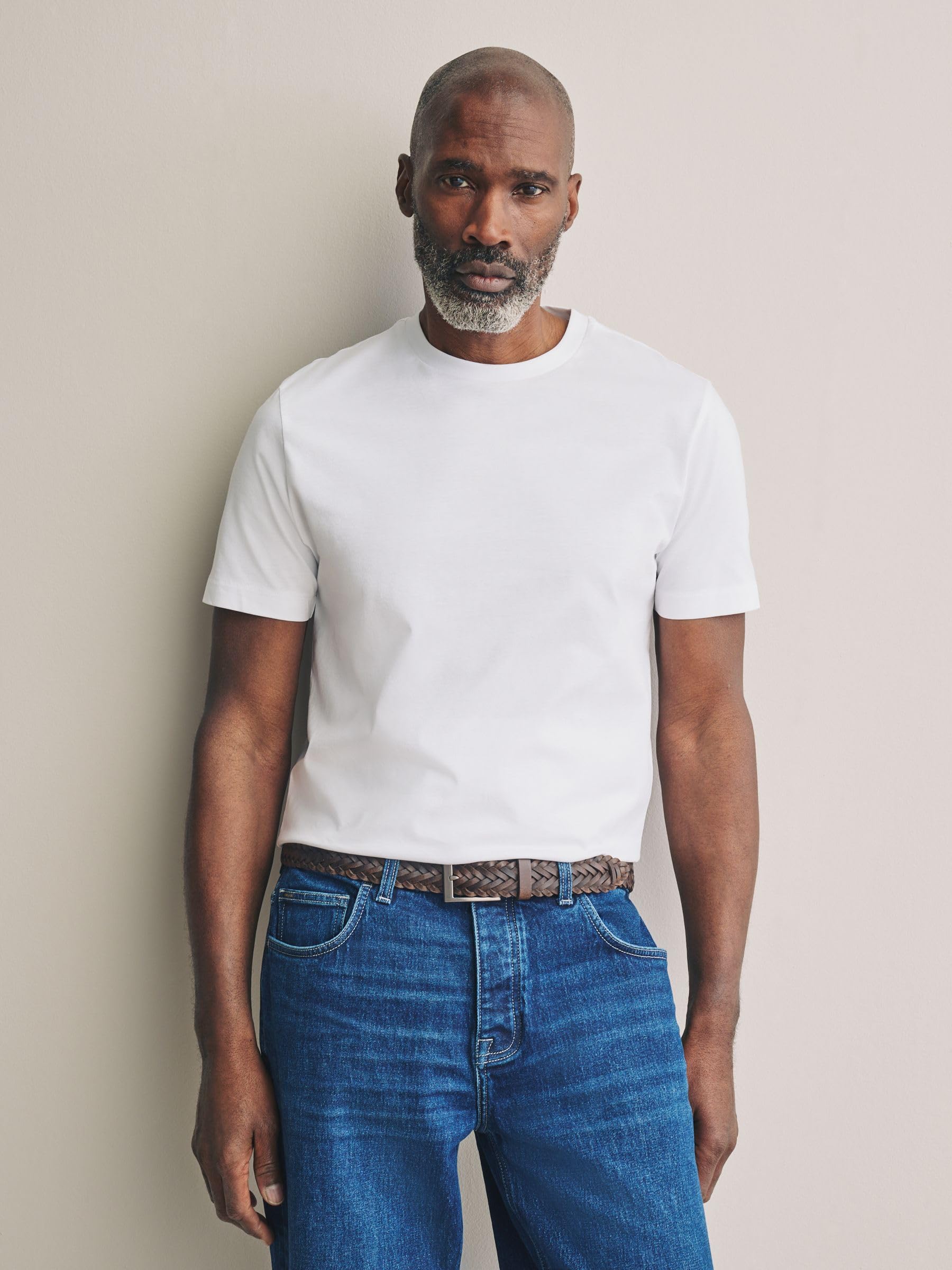 Next Signature t-shirt uomo girocollo cotone Supima