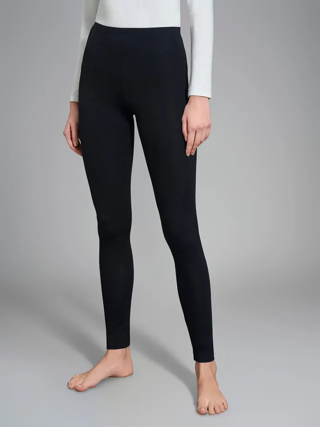 Ragno Eco Viscosa Leggings donna Nero skinny elasticizzato