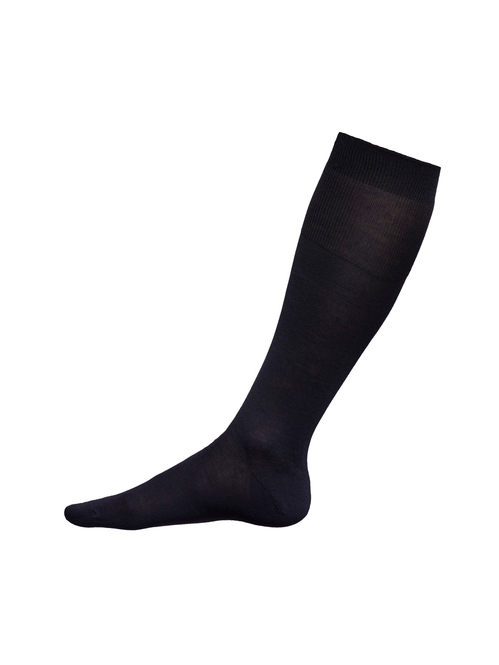 Ragno calza sottoginocchio uomo blu Bleu lana