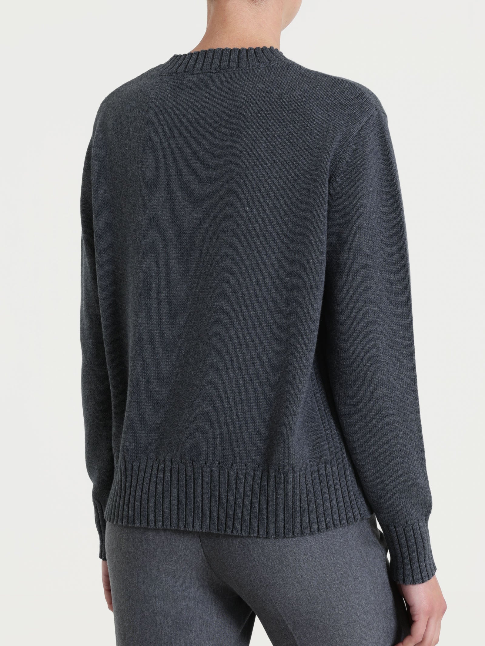 Ragno Winter Cotton Maglia Donna Ardesia Mel. Puro Cotone