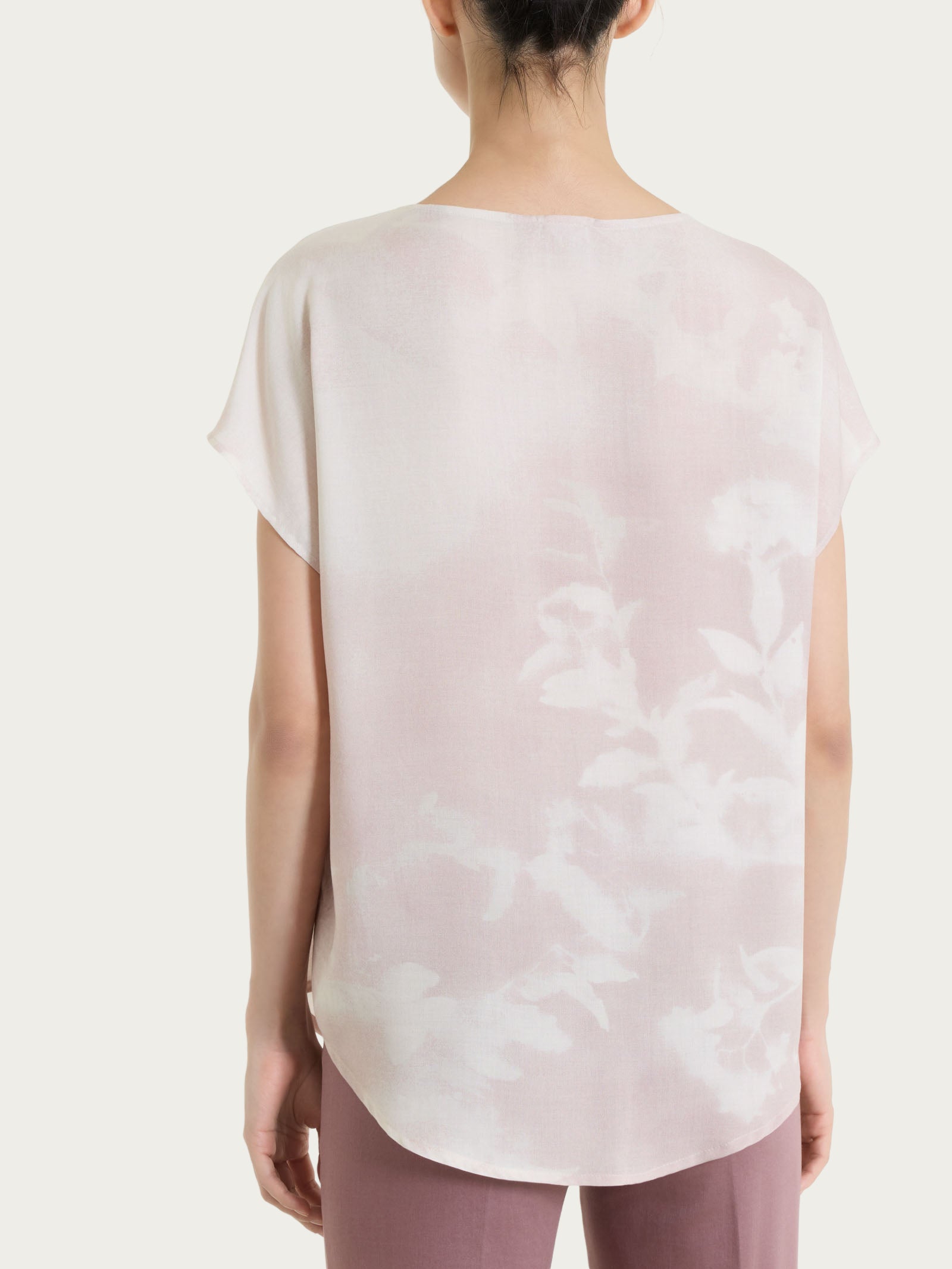 Ragno EcoSeta Blusa Manica Corta Fant.Champignon viscosa