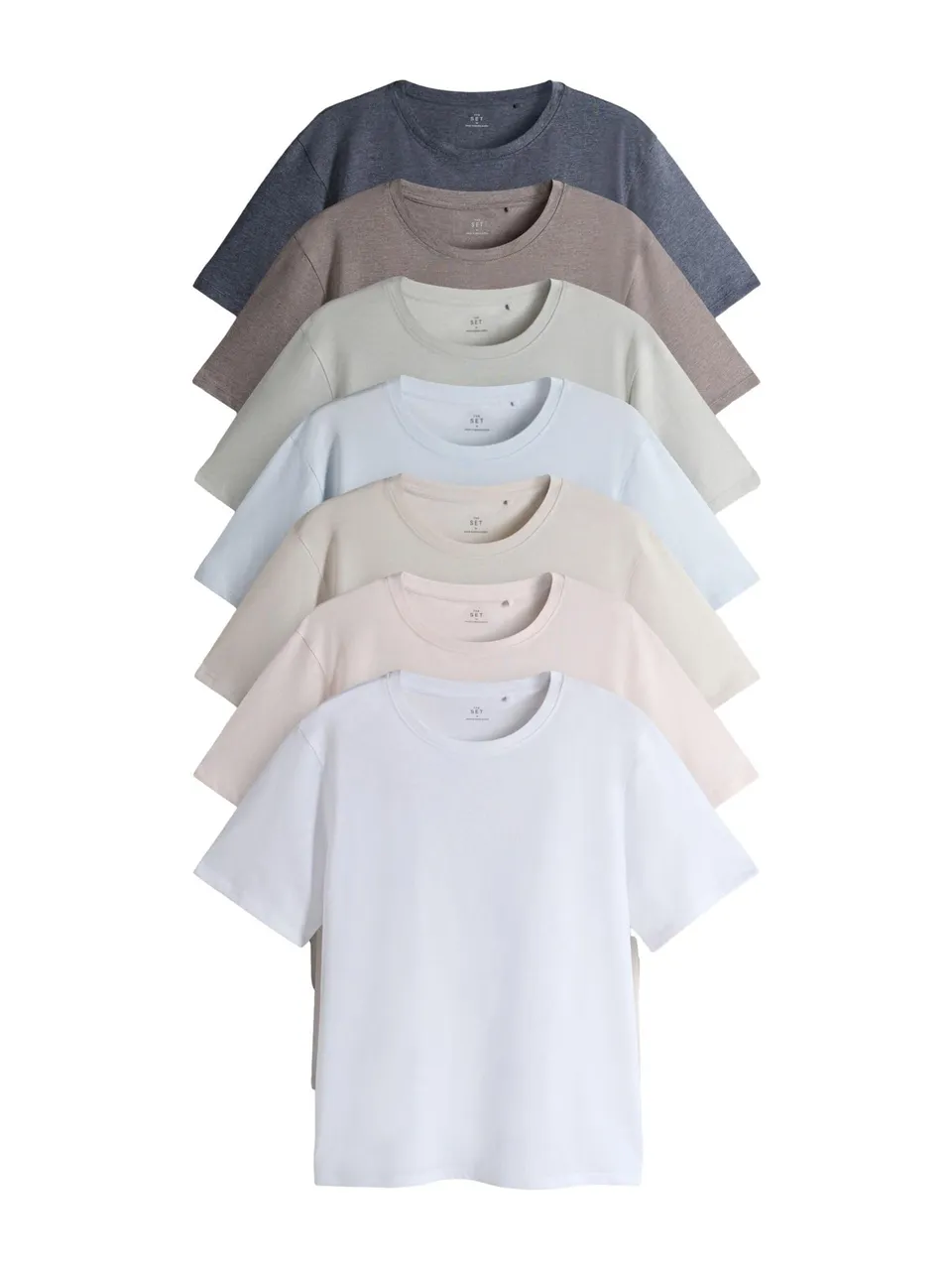 Next The Set magliette donna confezione da 7 basic