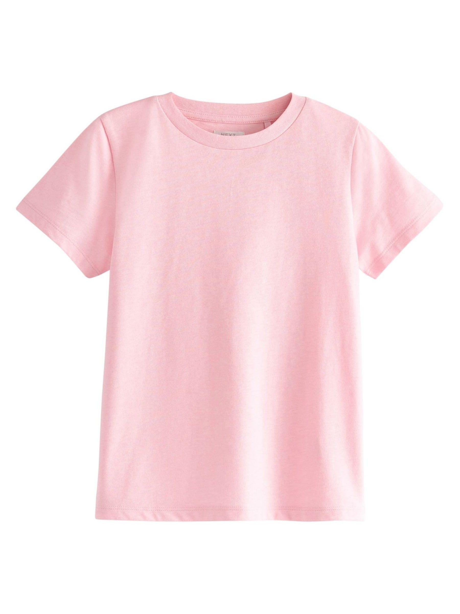Next 7 magliette bambina cotone 4 anni pastello