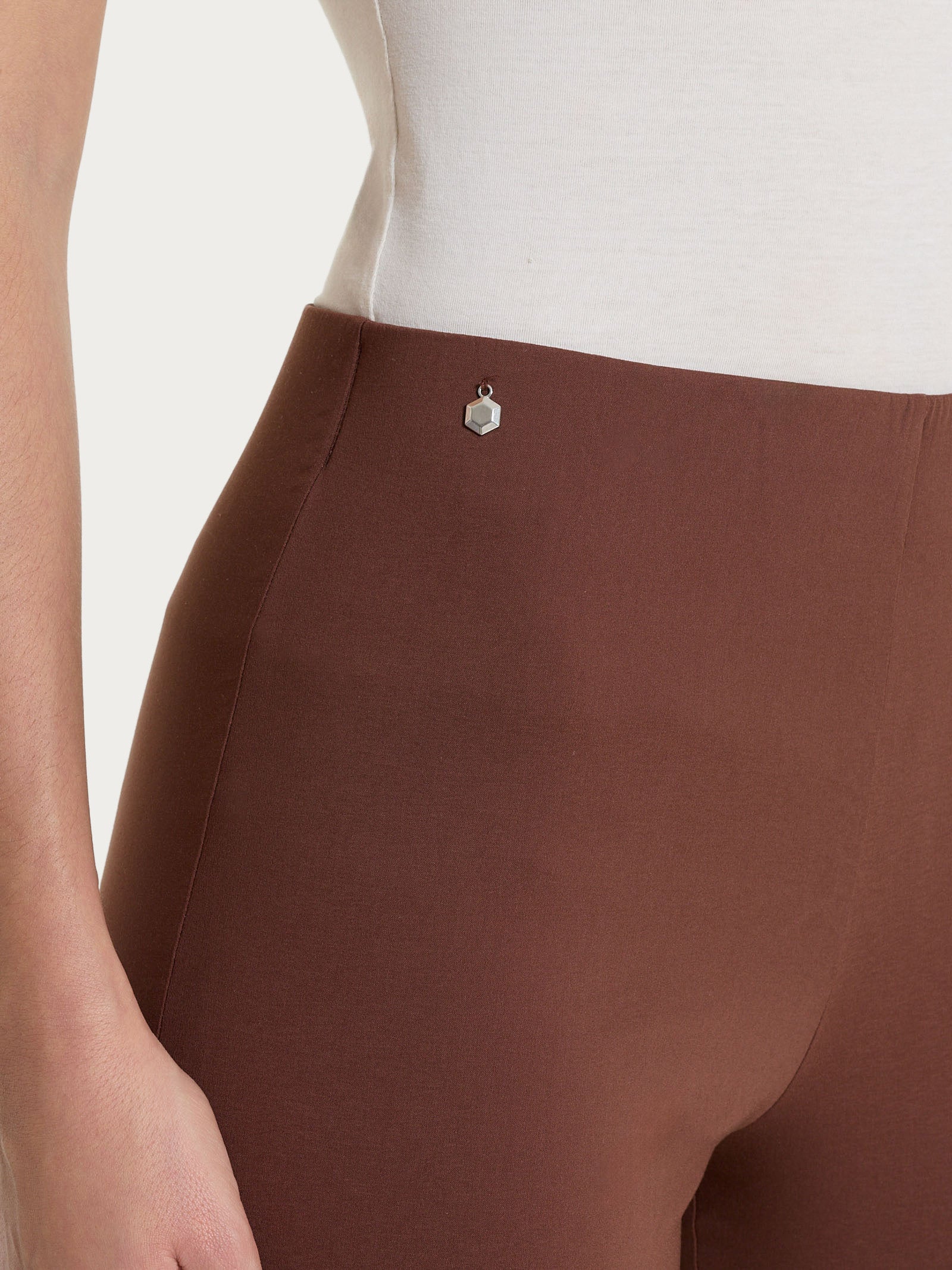 Ragno Super Fresh Pantaloni Capri Cappuccino Skinny