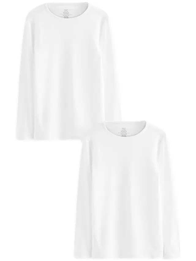 Next T-shirt manica lunga pelle sensibile 92-98 2 pezzi