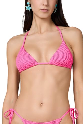 Goldenpoint Crinkle Top Bikini Triangolo Tessuto Arricciato
