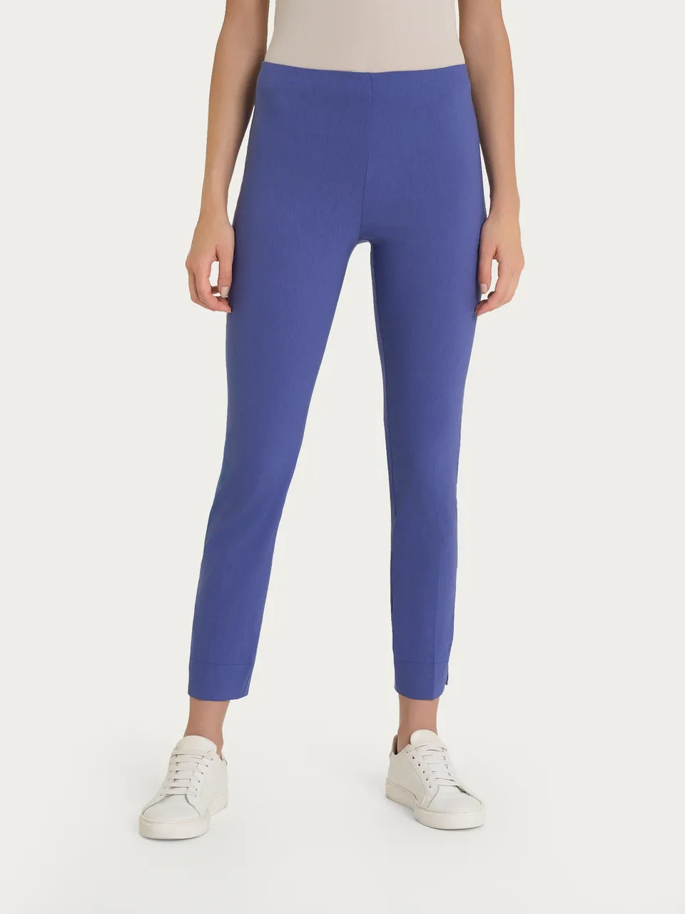 Ragno Super Fresh Pantalone Capri Blu Cotone Elasticizzato