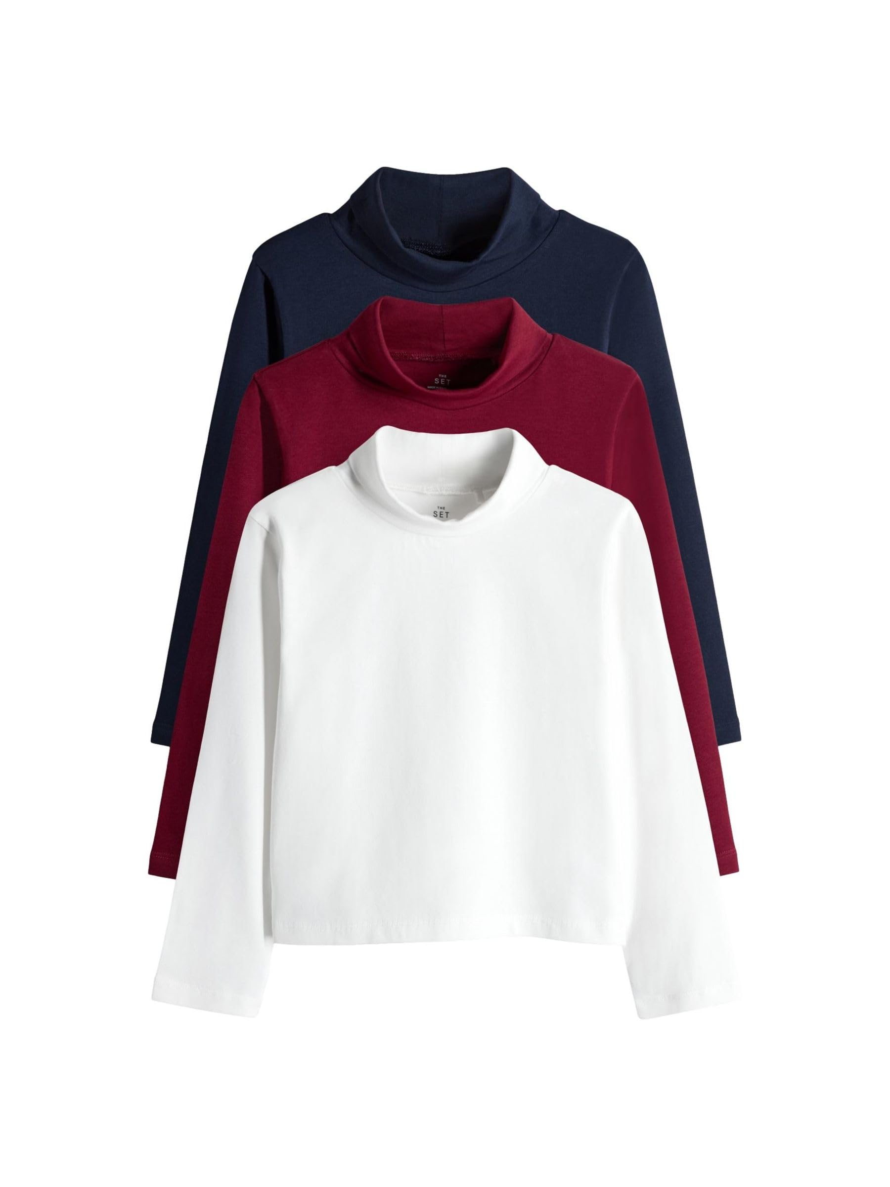 Geo Next The Set magliette collo alto bambina manica lunga da 3