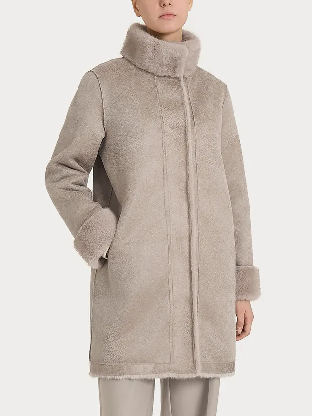 Ragno Cappotto Double-Face Donna String Vegan Fur