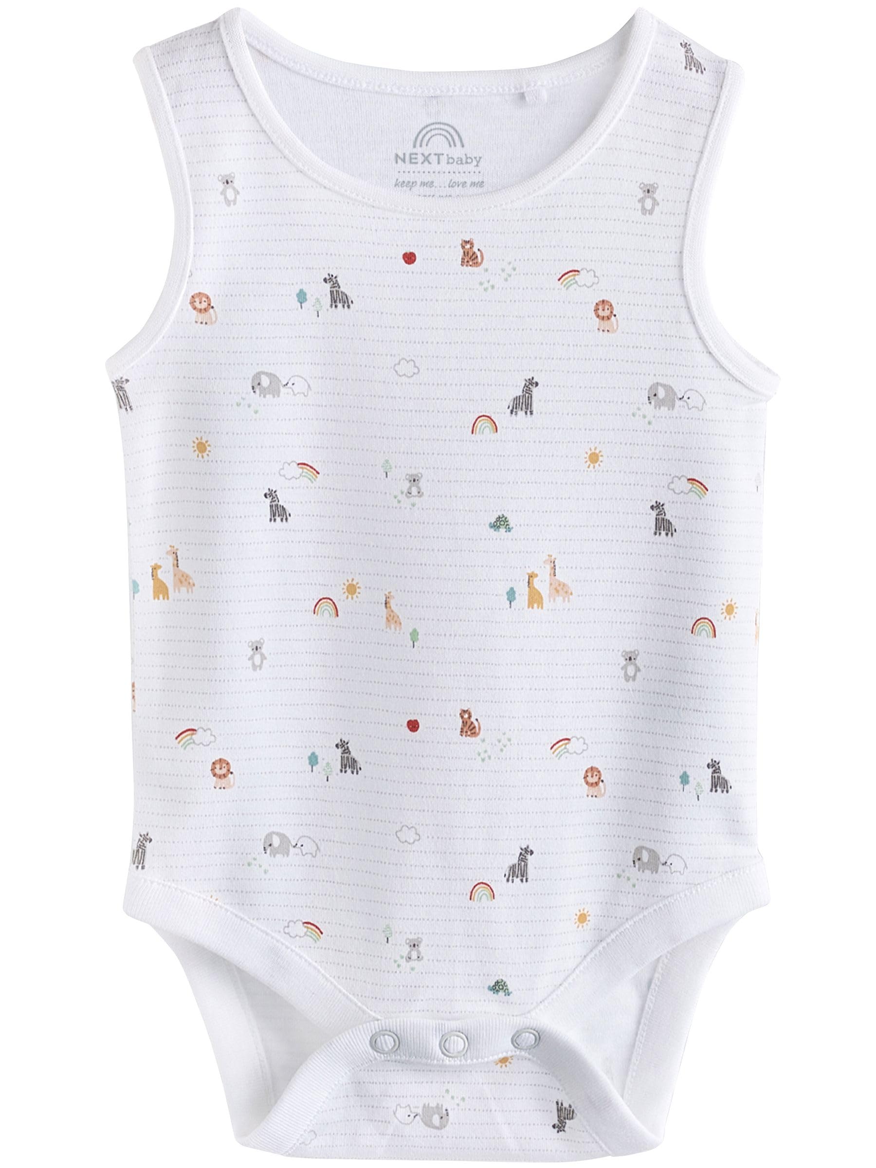 Geo Next Body Canotta Neonato 5 Pezzi Cotone Taglia 50