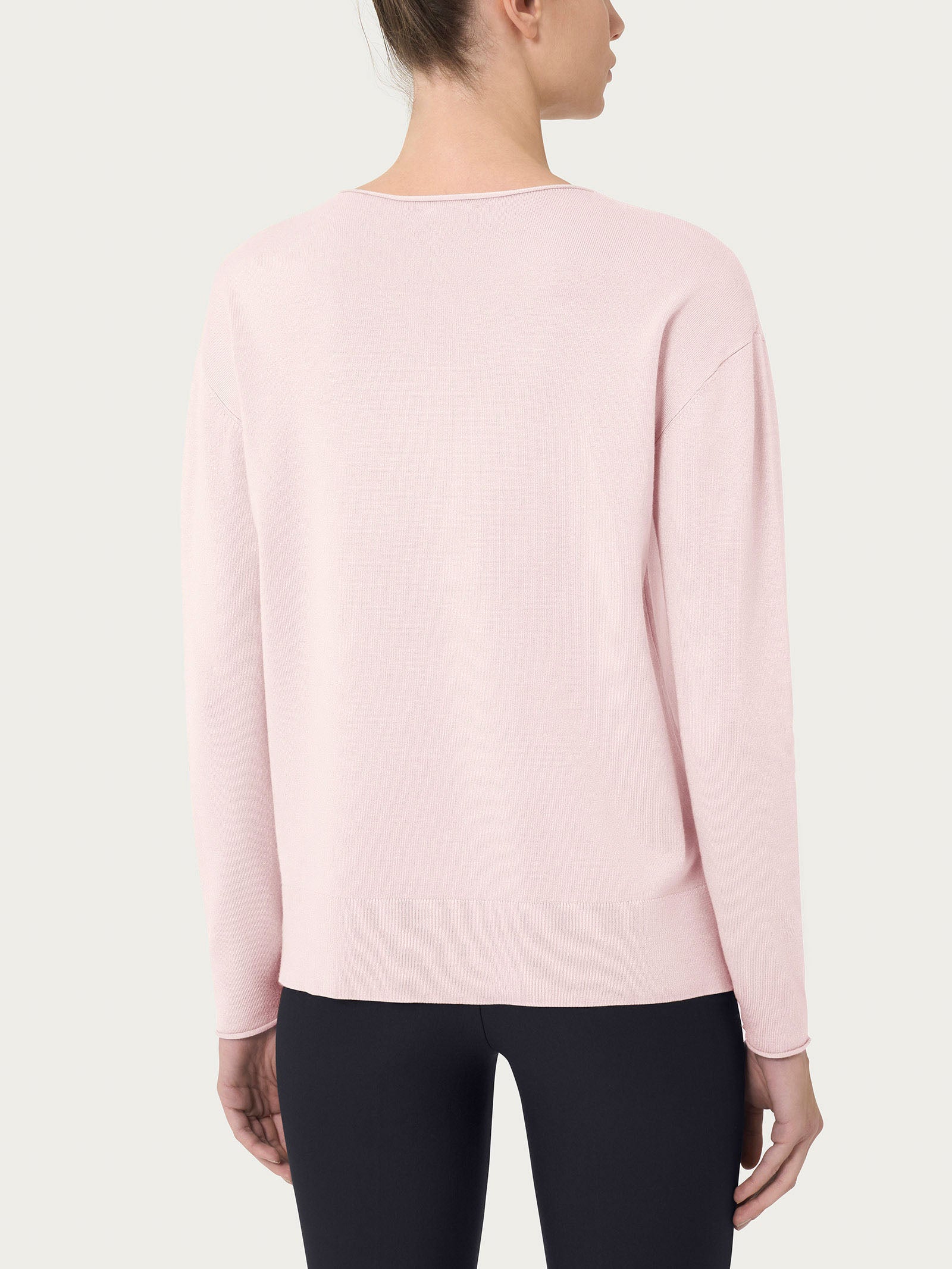 Ragno Four Seasons Girocollo maglia Cameo Rose viscosa