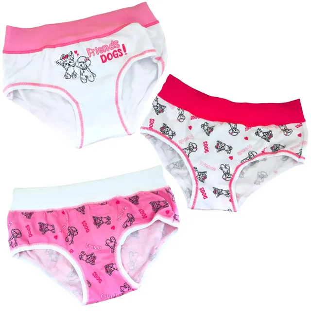 Lady C Slip Bimba Cotone 9-10 Anni 6 Pezzi Colorate