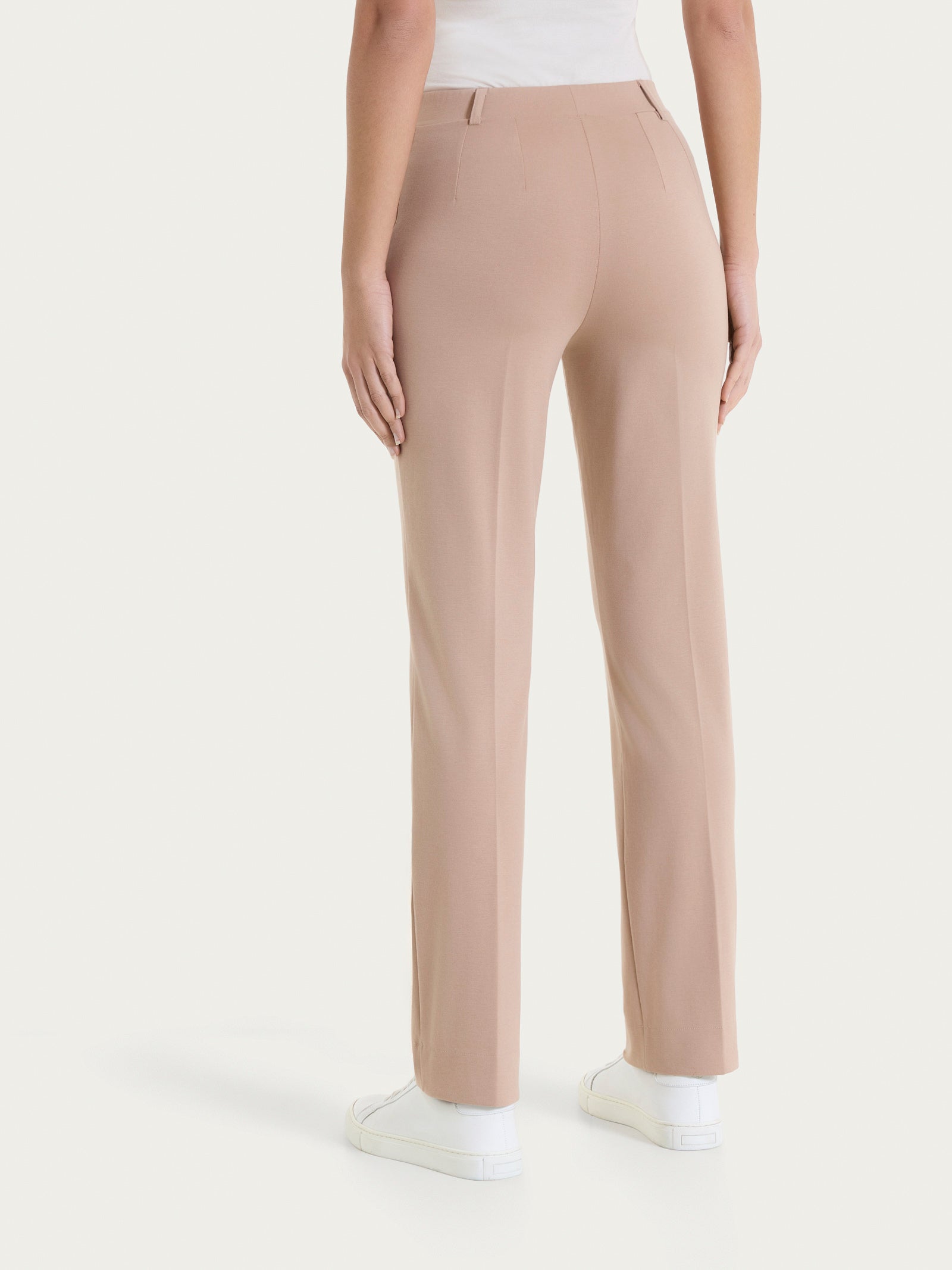 Ragno Compact Light Pantalone Dritto Warm Taupe vita elasticizzata