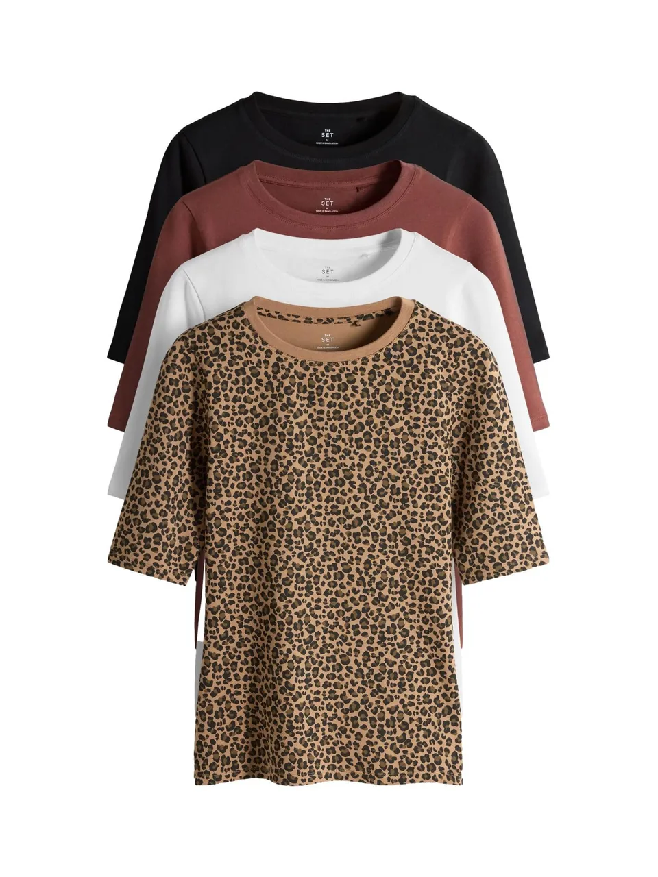 Geo Next The Set t-shirt donna girocollo XS 4 pezzi
