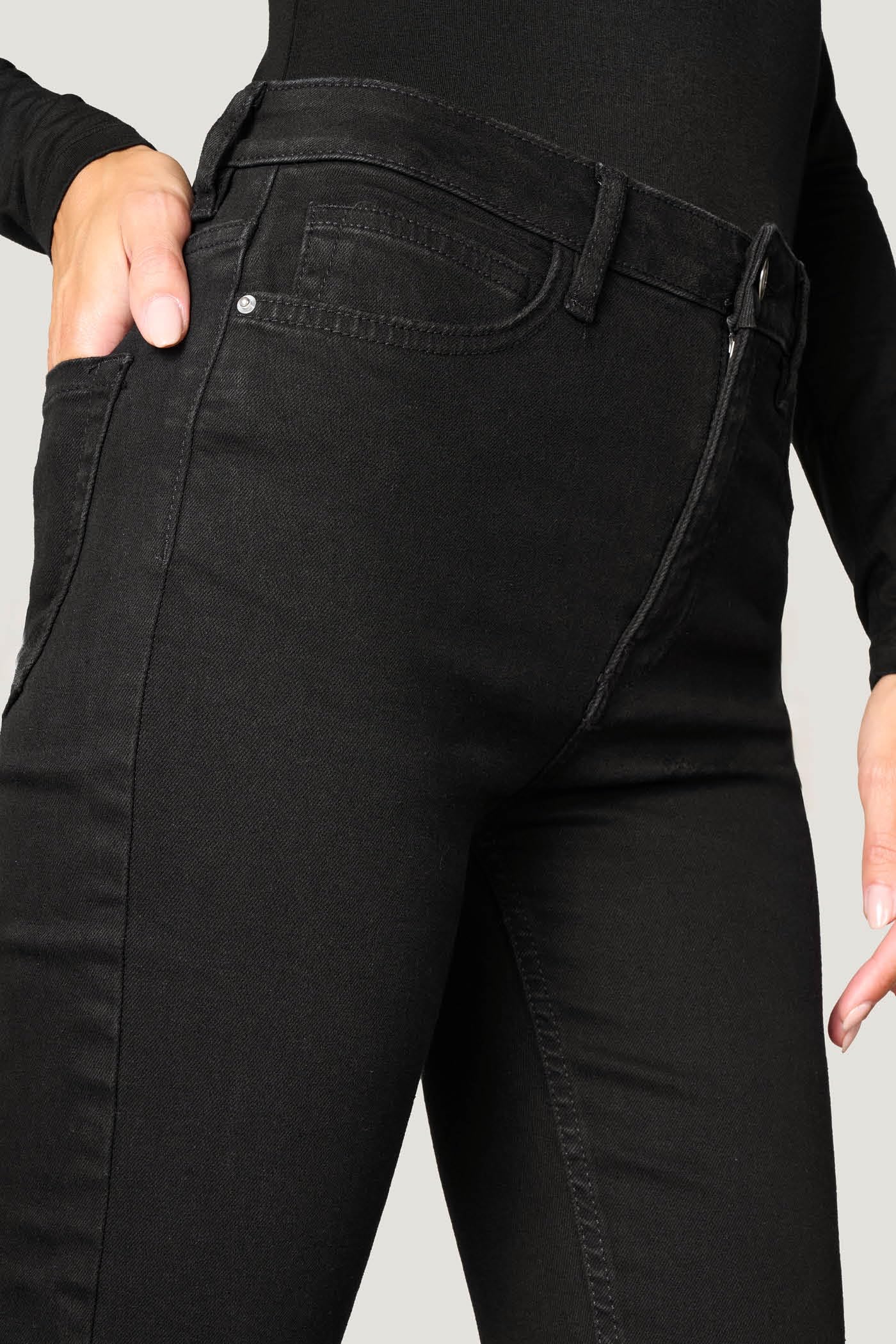 Goldenpoint Jeans Flare Long Donna Vita Media