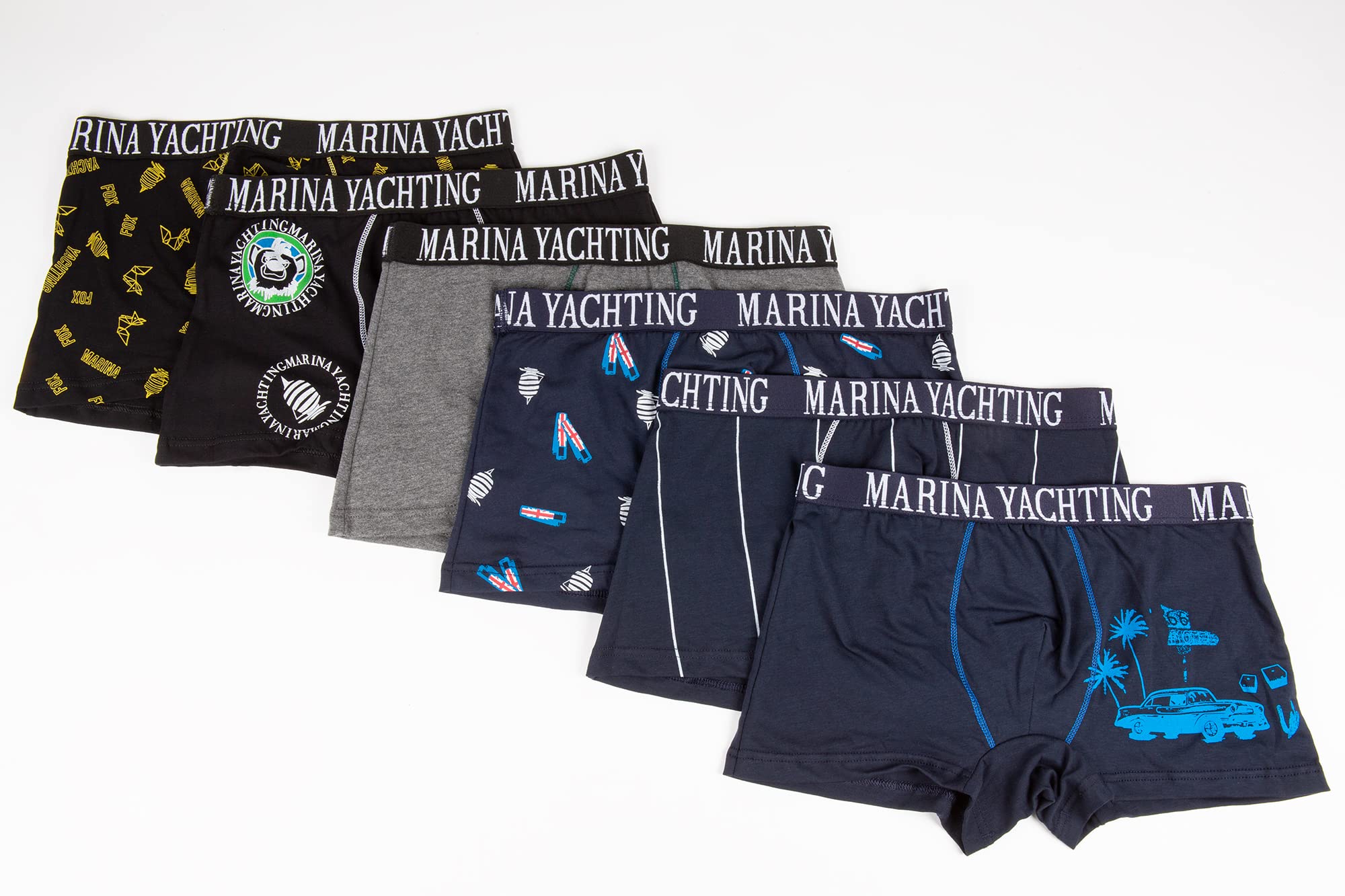 Lady C Marina Yachting boxer uomo S cotone aderente