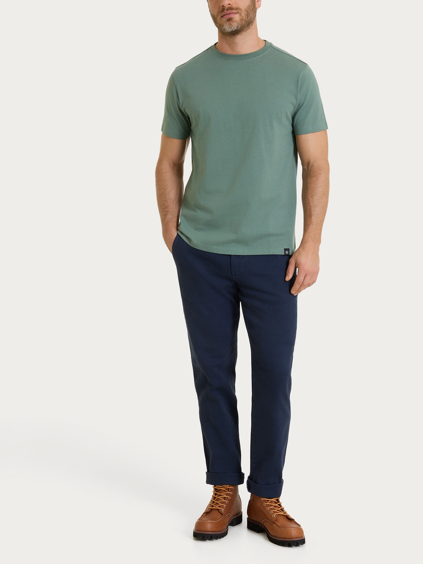 Ragno T-shirt Girocollo Jersey Cotone Laurel Wreath manica corta