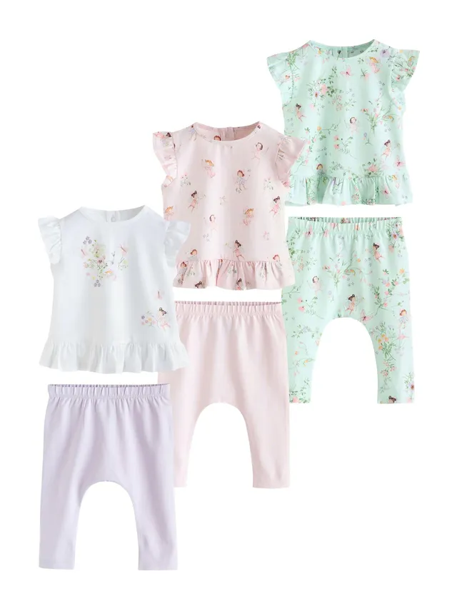 Next Completo 6 Pezzi Neonata Maglie Corte 68-74