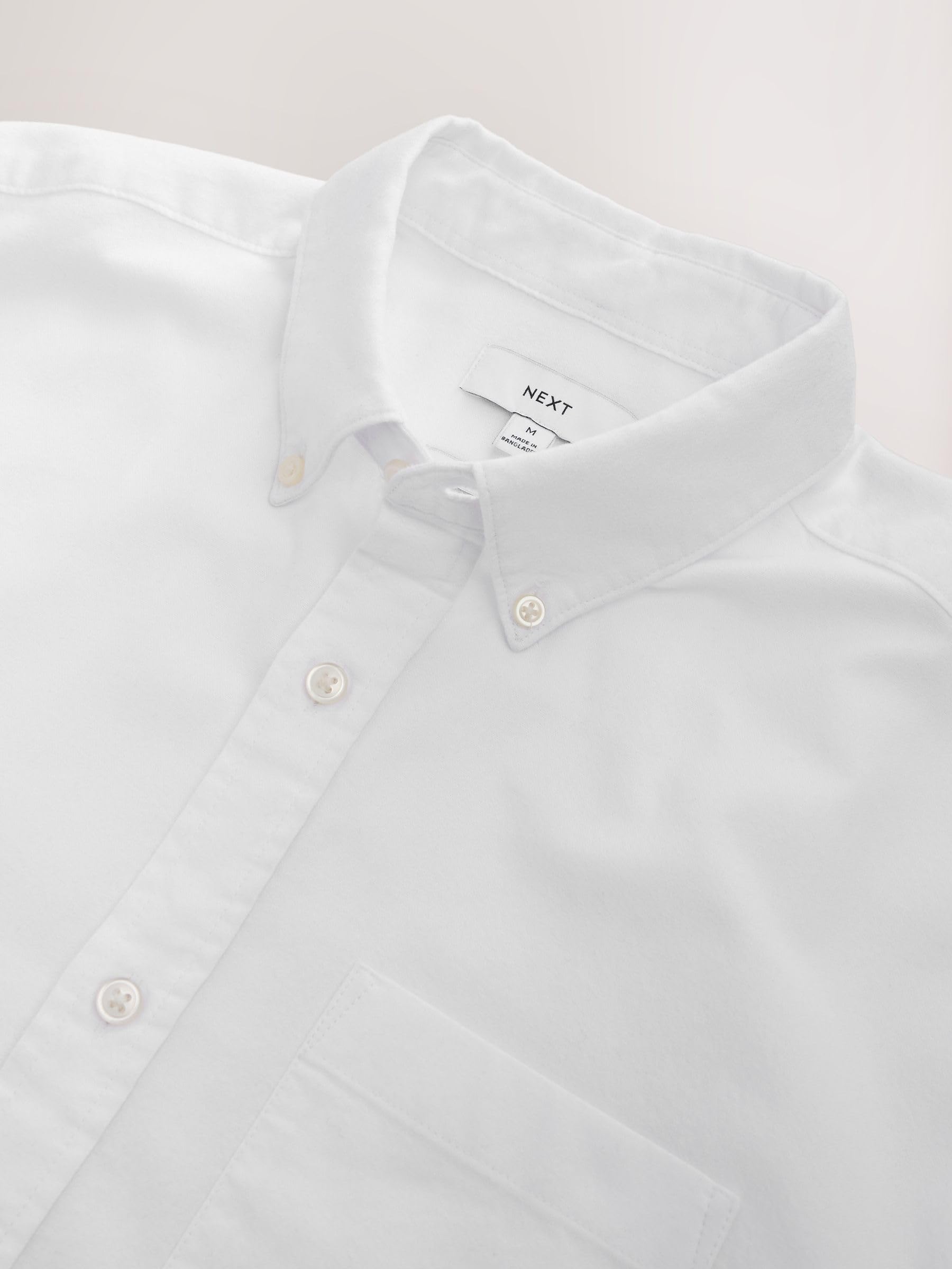 Next camicia oxford uomo maniche lunghe spazzolata comoda
