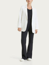 Ragno Light Denim Blazer Over Bianco Monopetto
