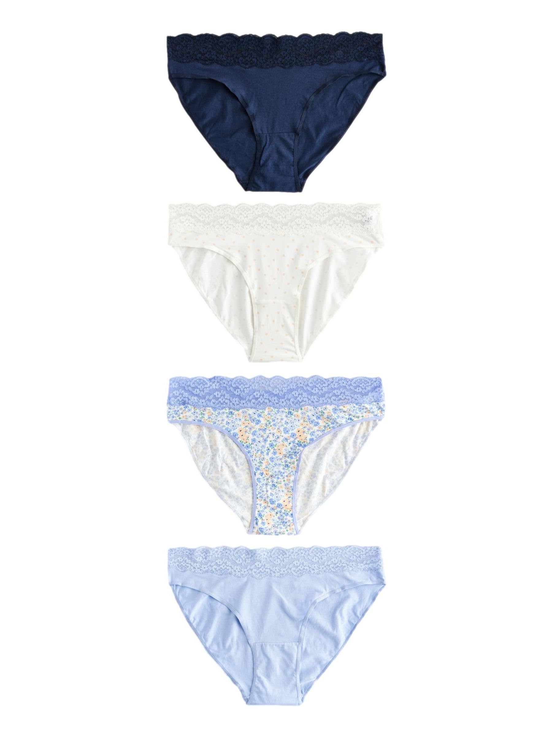 Next Slip Sgambati Donna 4 Pezzi Cotone e Pizzo