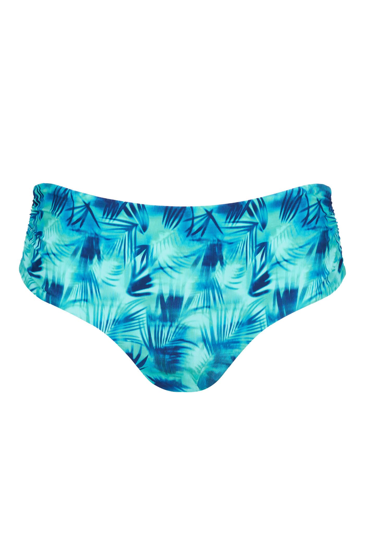 Goldenpoint Oasis slip bikini fianco alto astratto multicolor