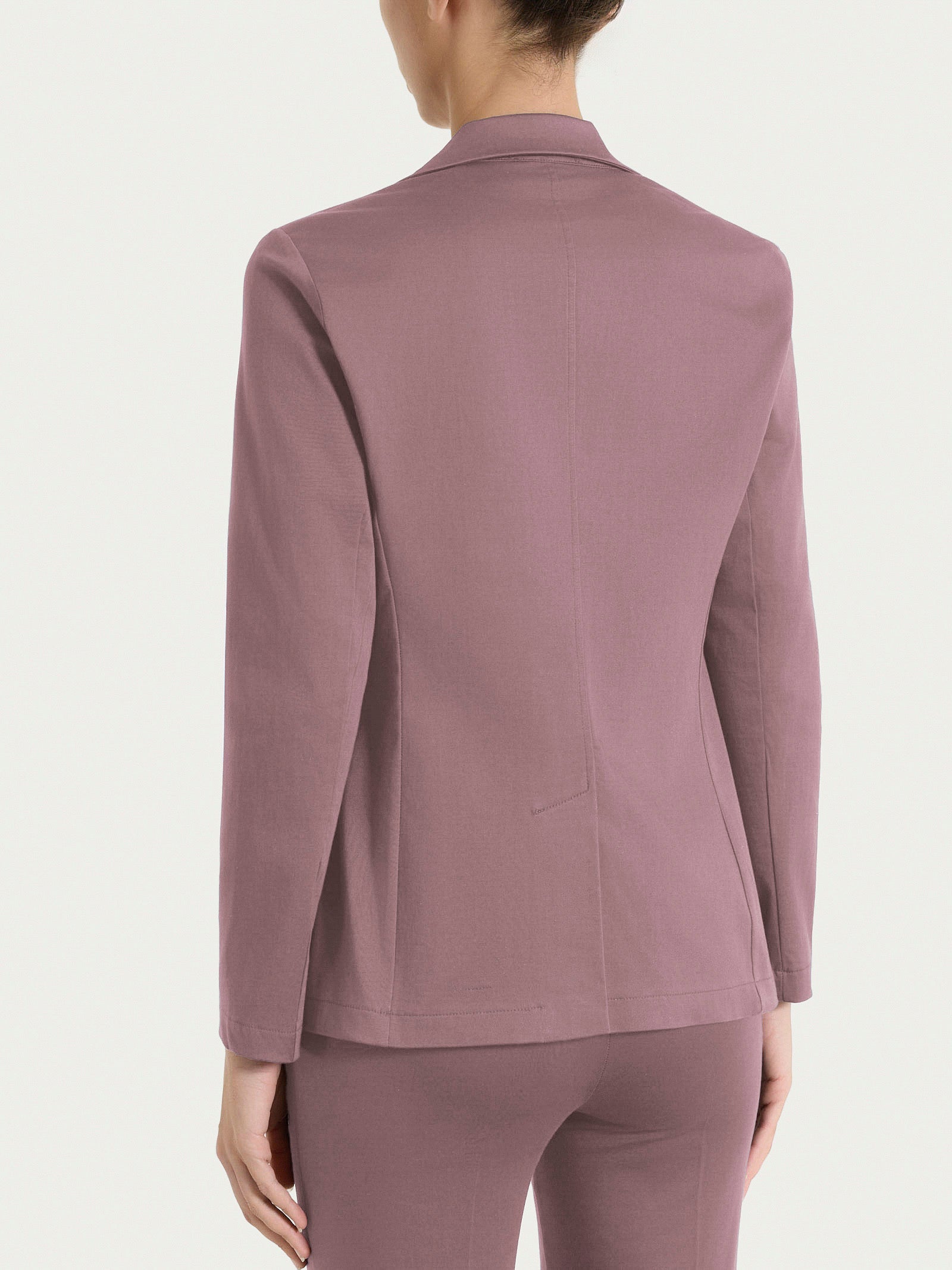 Ragno Satin Power Blazer due bottoni giacca viola