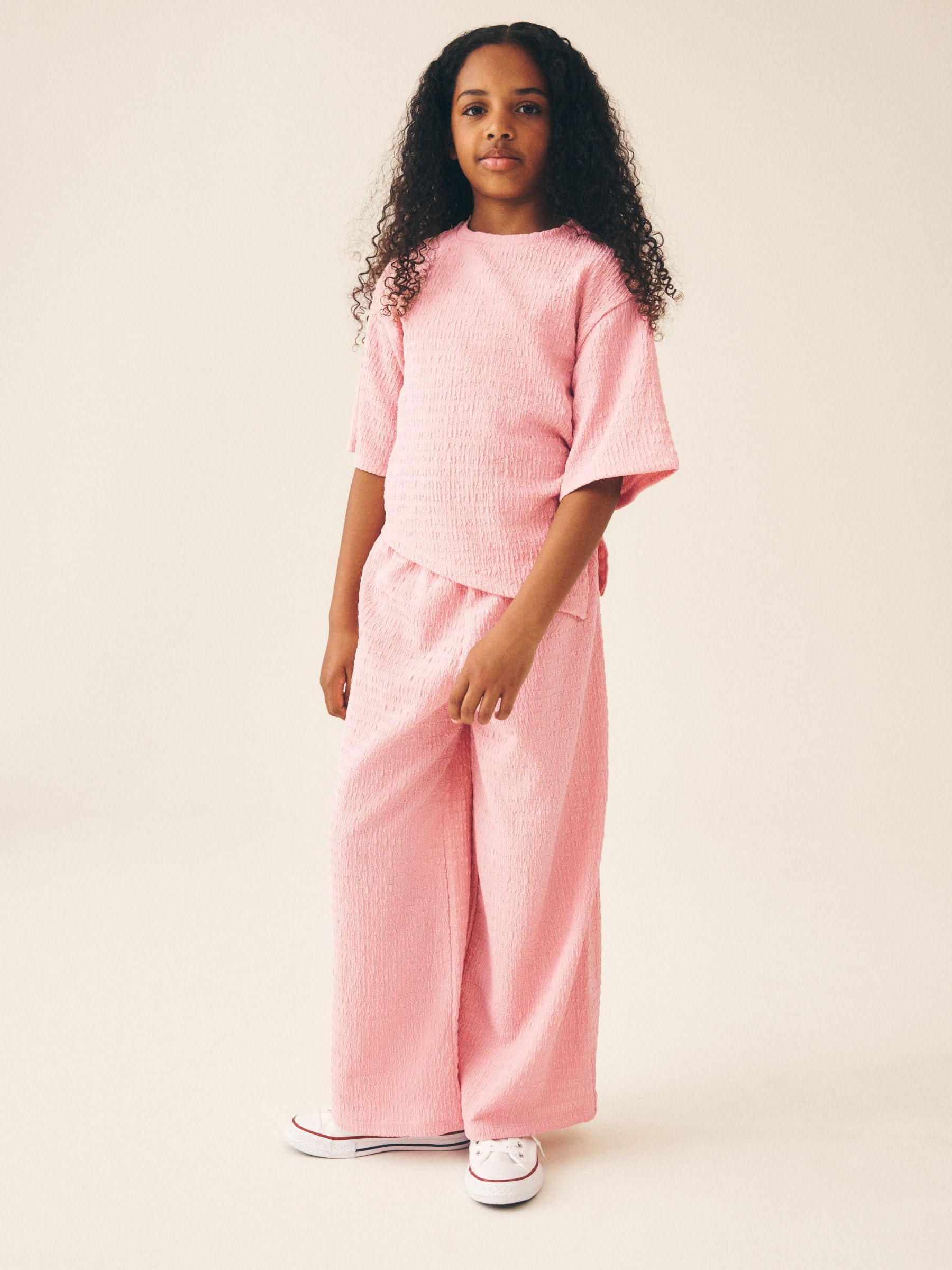 Next completo bambina 140 t-shirt pantaloni larghi