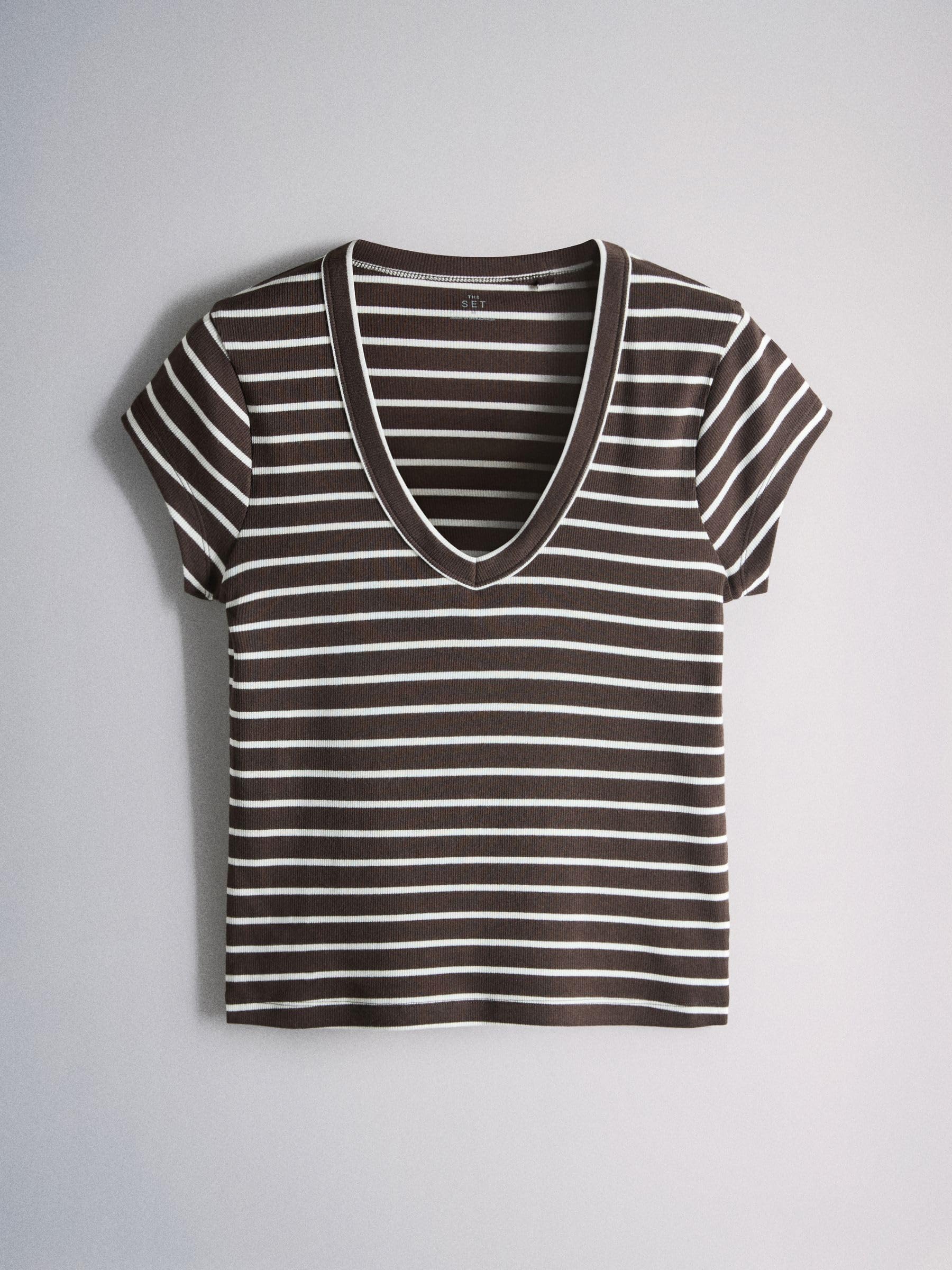 Geo Next The Set T-shirt Scollo a V Maniche Aletta Donna 4 Pezzi