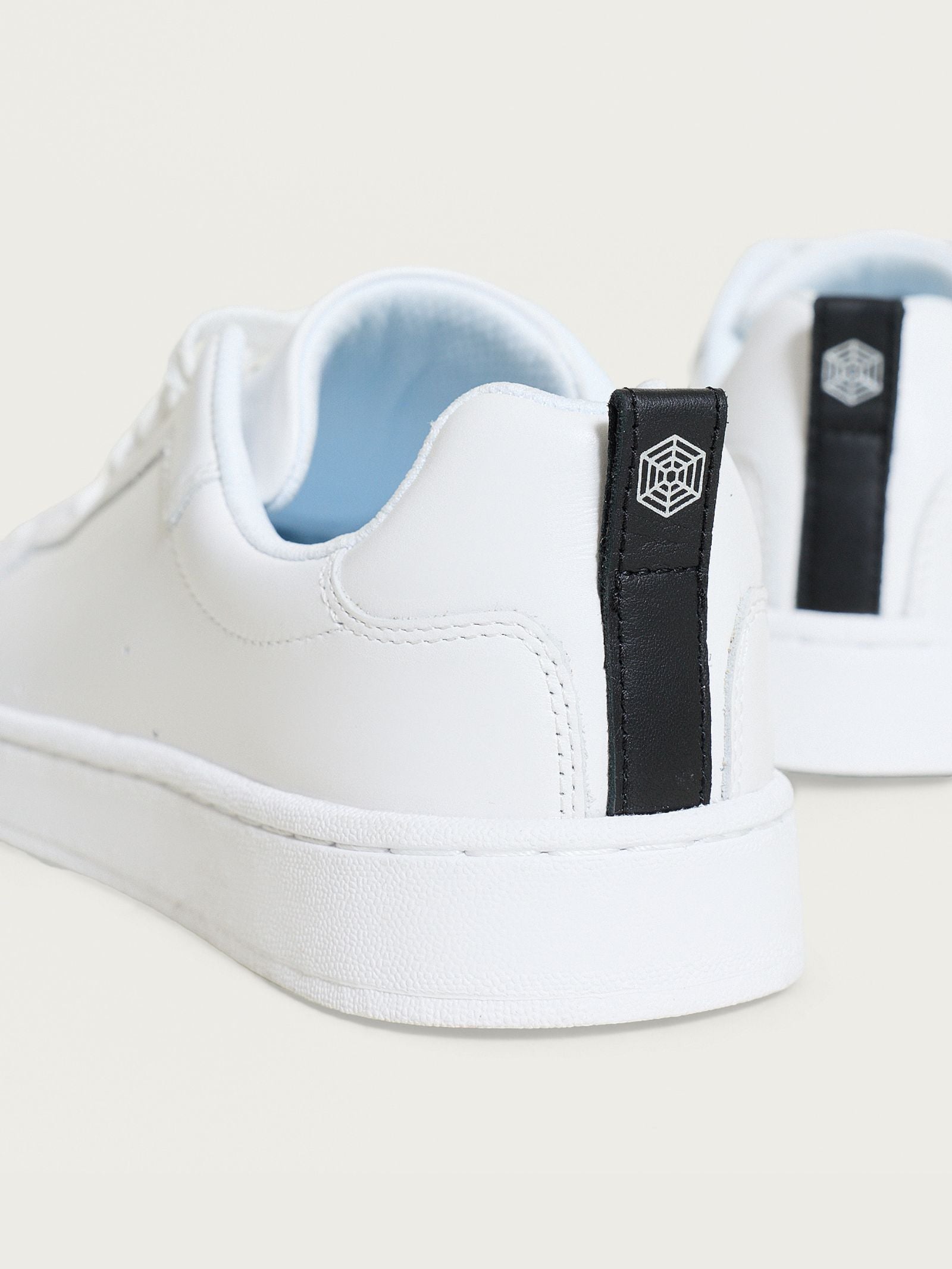 Ragno Sneakers scarpe unisex Bianco pelle memory