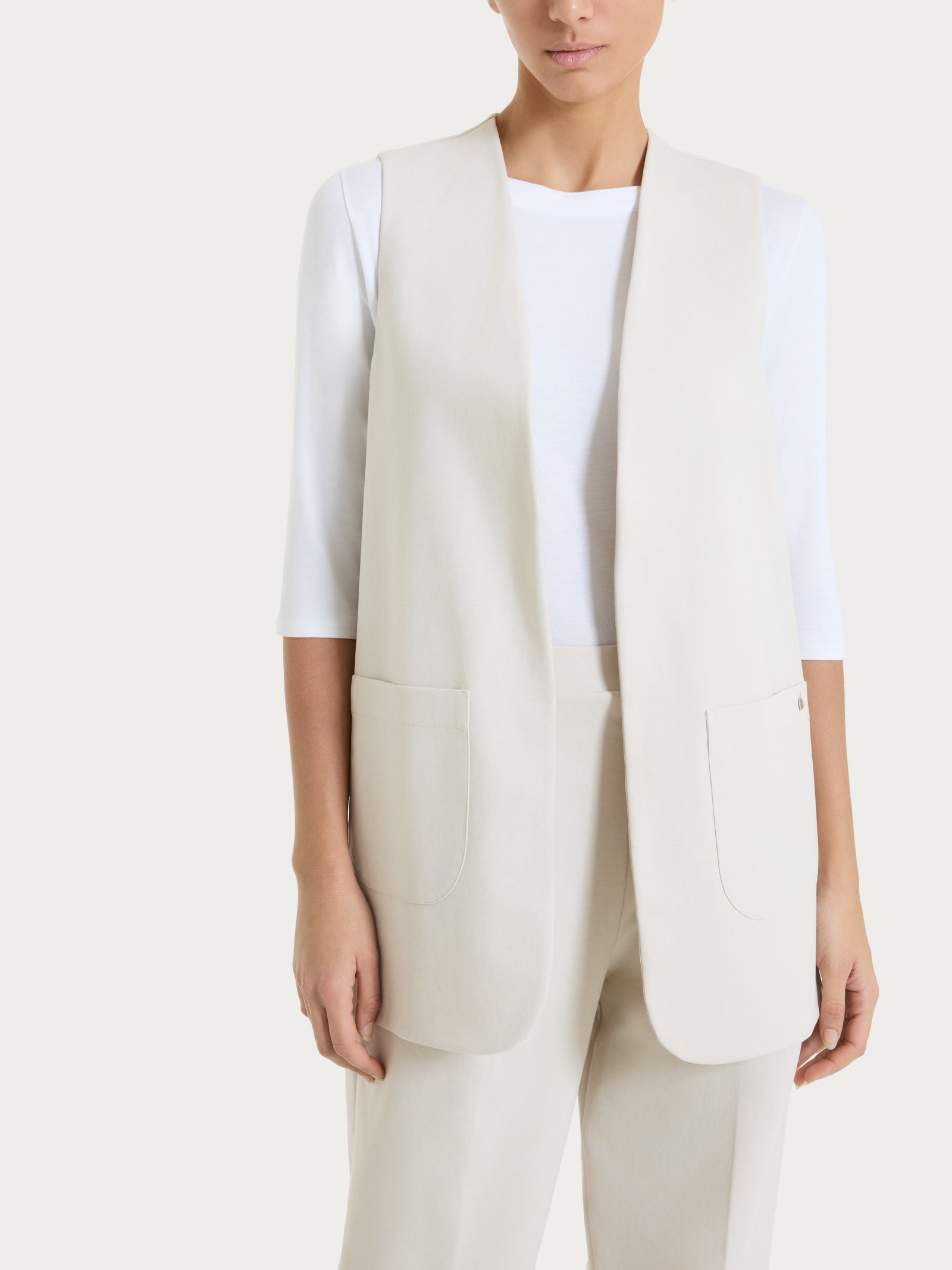 Ragno Compact Light gilet aperto champignon con tasche