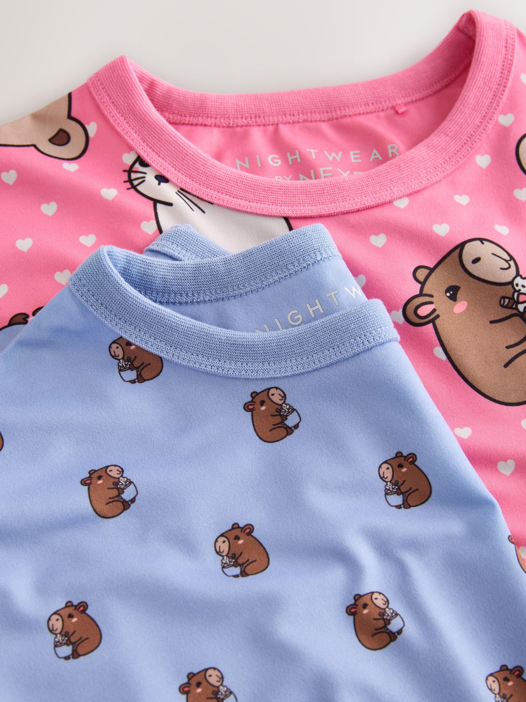 Next camicie notte bambina confezione 2 pezzi morbide