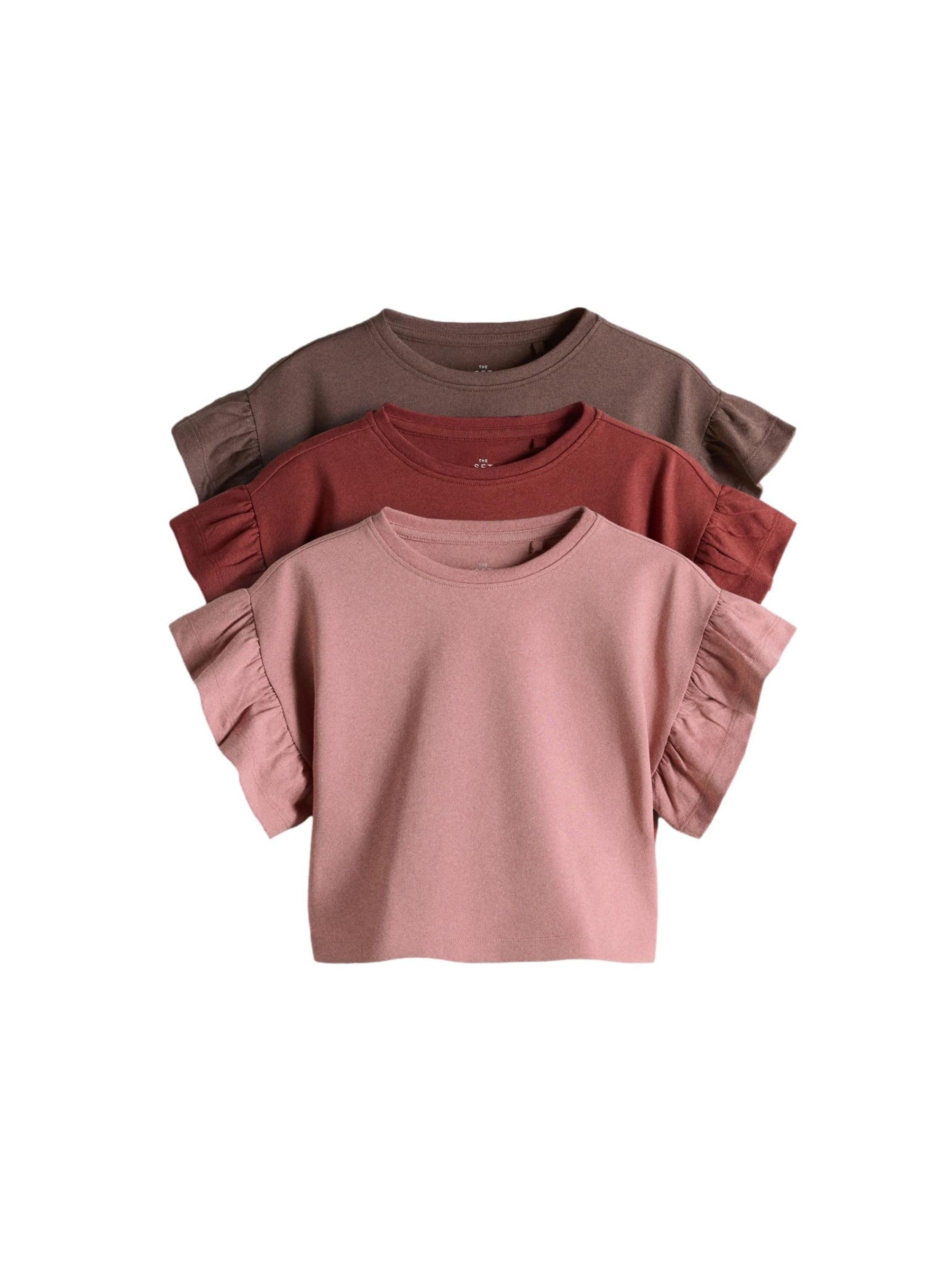 Geo Next The Set T-Shirt Corte bambina 3 pezzi comoda