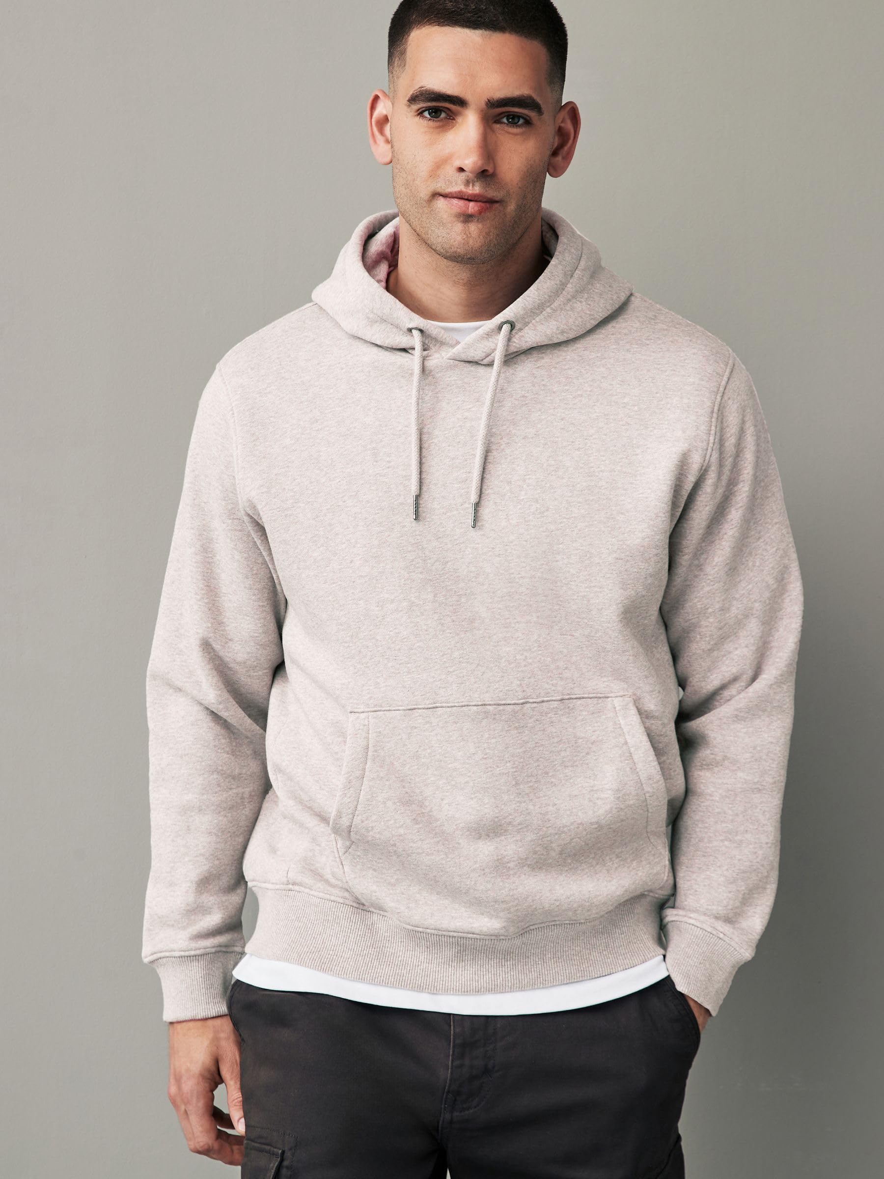 Next felpa cappuccio uomo cotone tasca 3XL