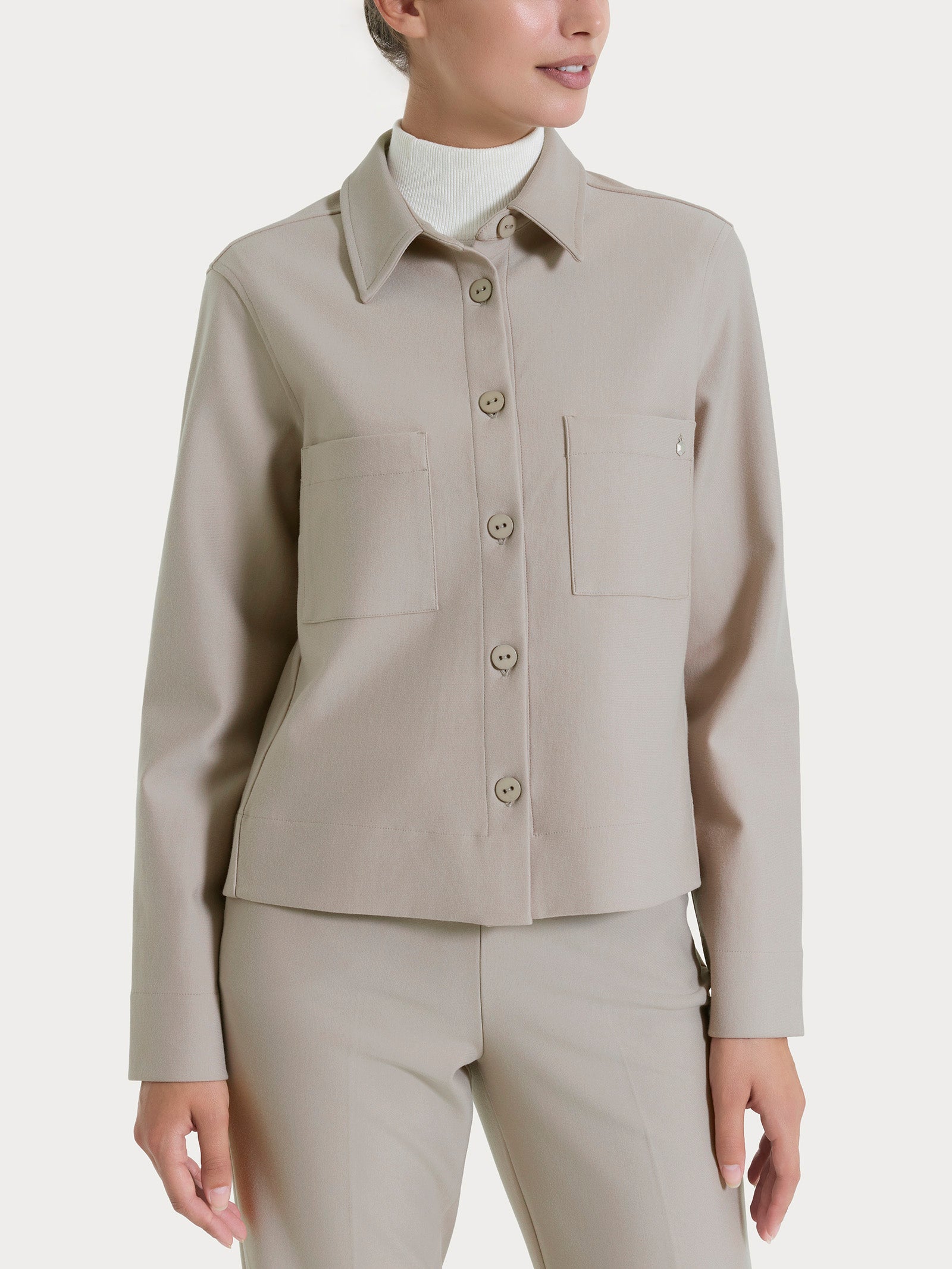 Ragno Gem Compact Shacket Giacca String viscosa