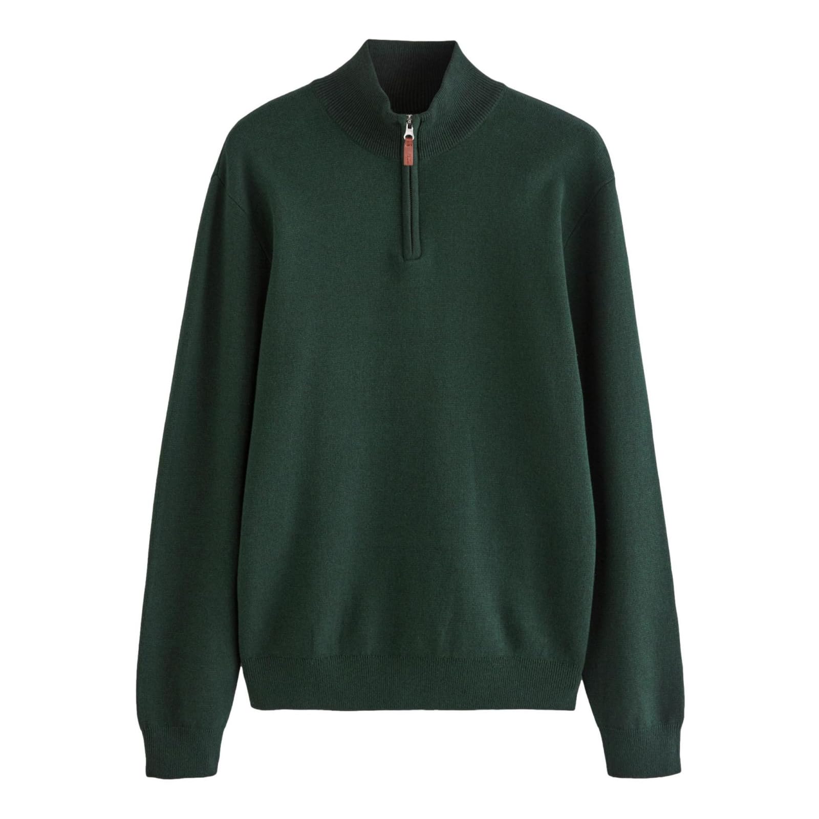 Next maglione uomo cotone collo zip 3XL premium