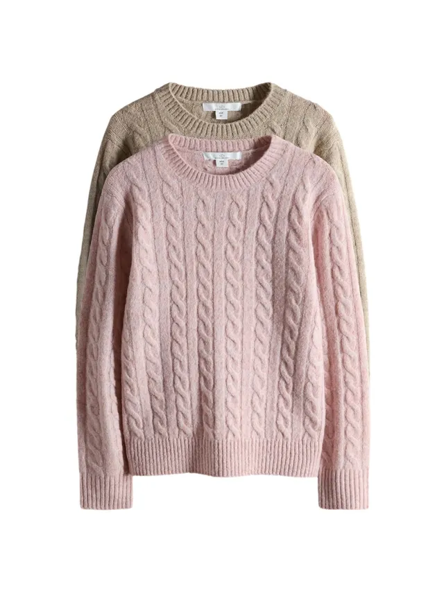 Next The Set maglione bambina 2 pezzi trecce invernale