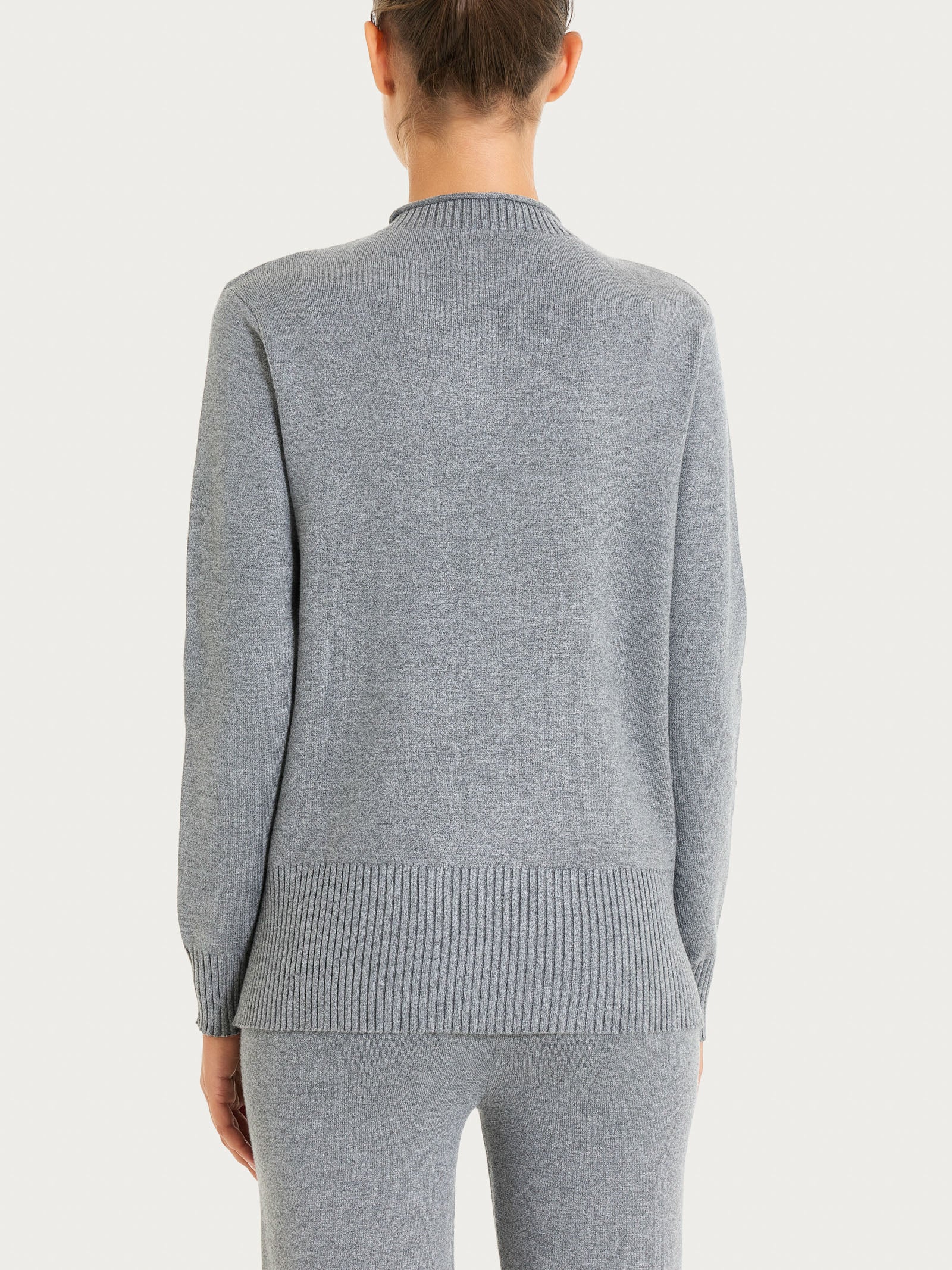 Ragno Super Soft Maglia Girocollo Manica Lunga Ferro Mel