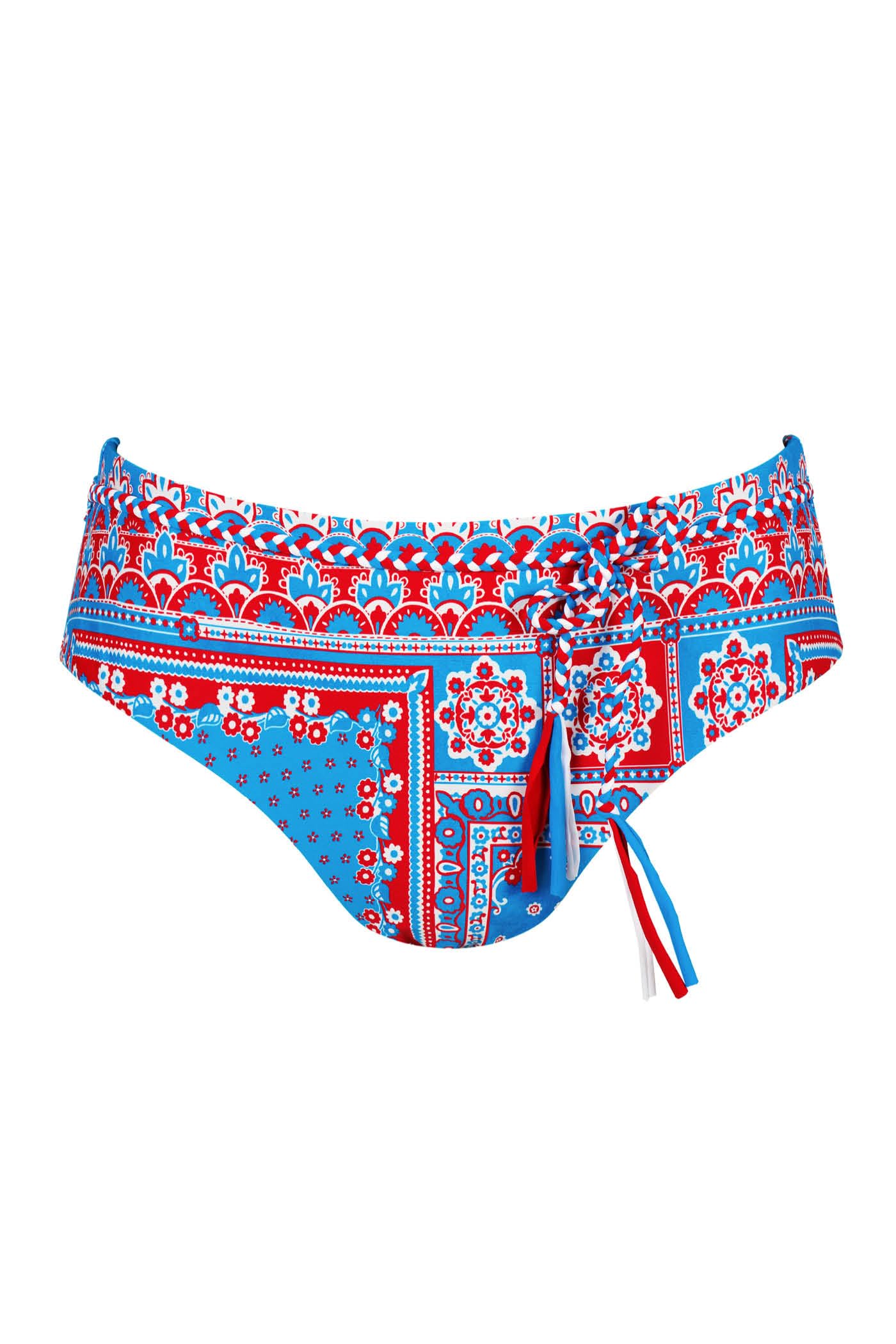Goldenpoint Bandana Slip Bikini Fianco Alto Cintura Fantasia