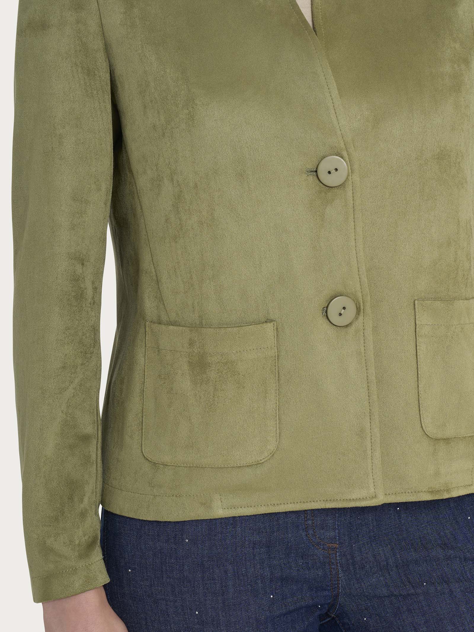 Ragno Compact Blazer Corto Sphagnum Verde Eco Suede