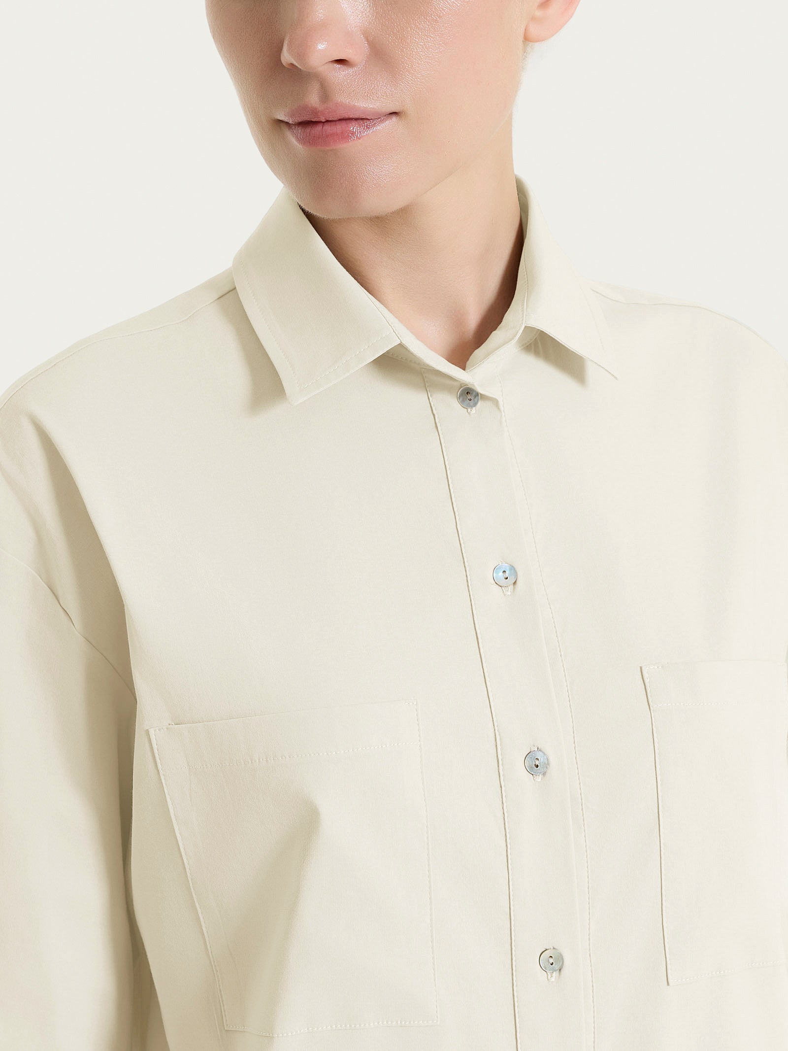 Ragno Super Fresh Camicia Whitecap Gray manica corta cotone