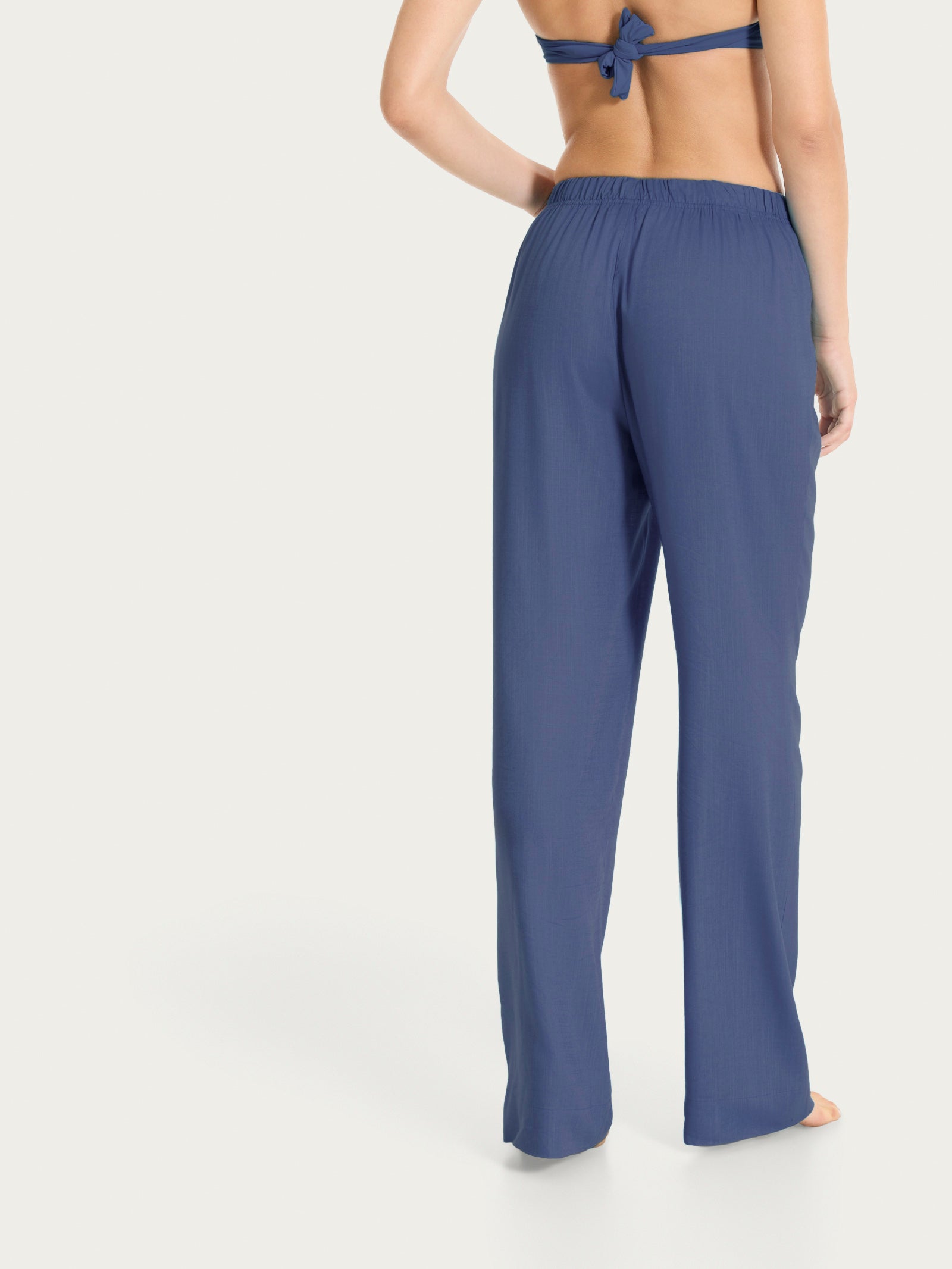 Ragno Pantalone Ampio Mare Oceana Pura Viscosa