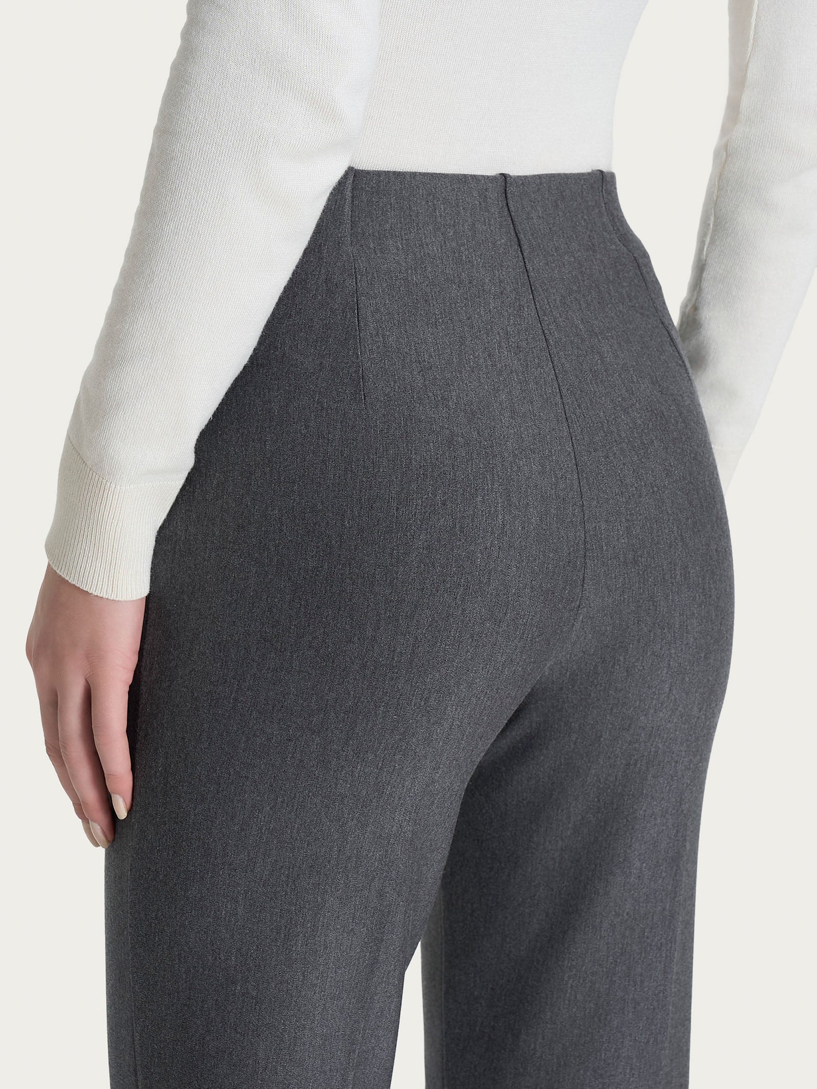 Ragno Compact The Cigarette Pantalone Donna Ardesia skinny