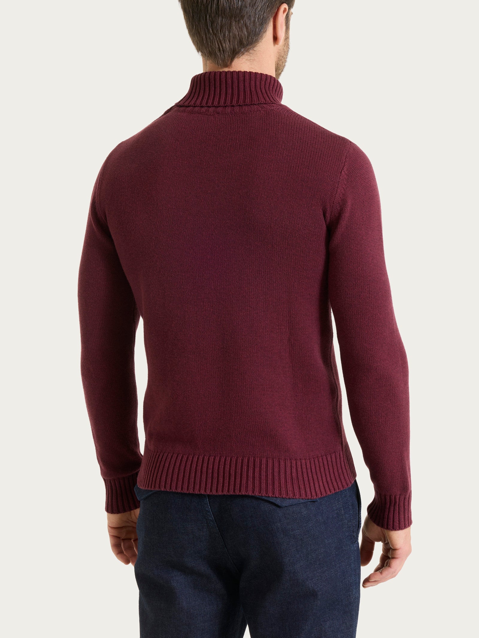 Ragno Winter Cotton lupetto uomo fico melange caldo