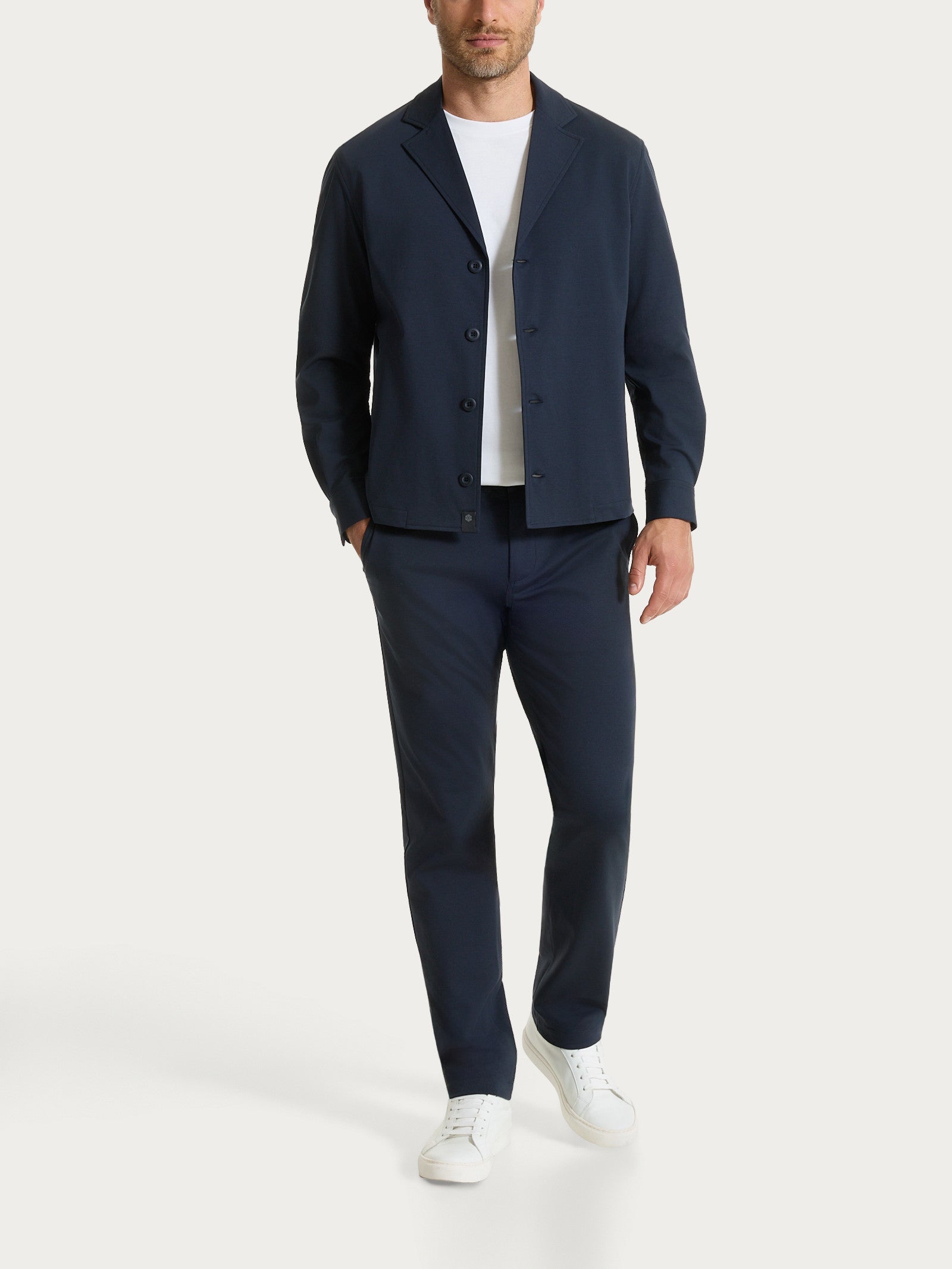 Ragno Compact Light Chino Bleu cotone comfort belt