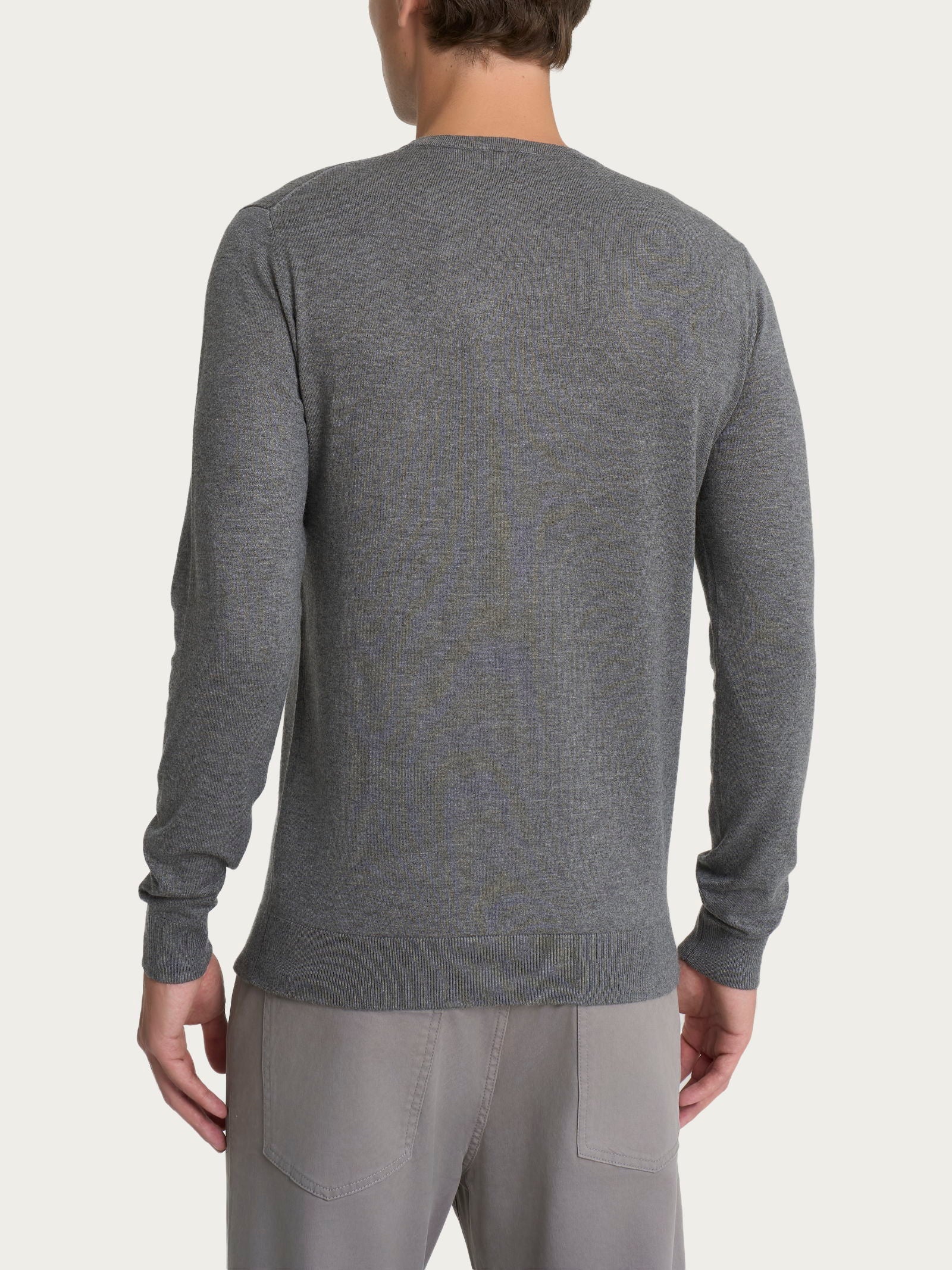 Ragno Four Seasons Pull Girocollo Maglia Ardesia Mel.