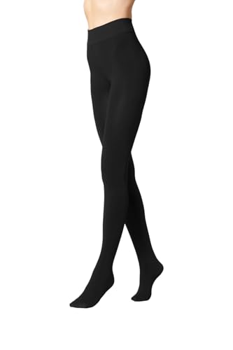 Goldenpoint collant donna con pile caldo invernale