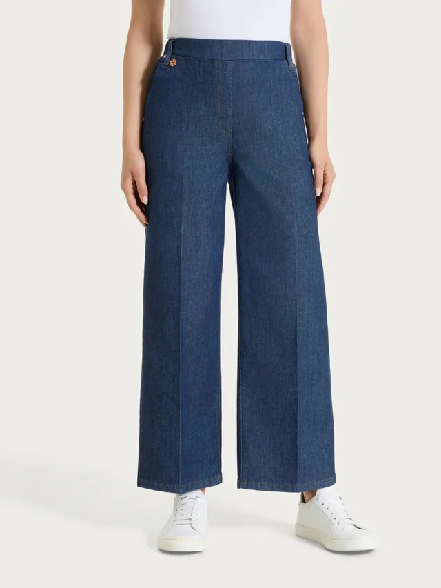 Ragno Super Denim Jeans Ampio Light Denim vita piatta